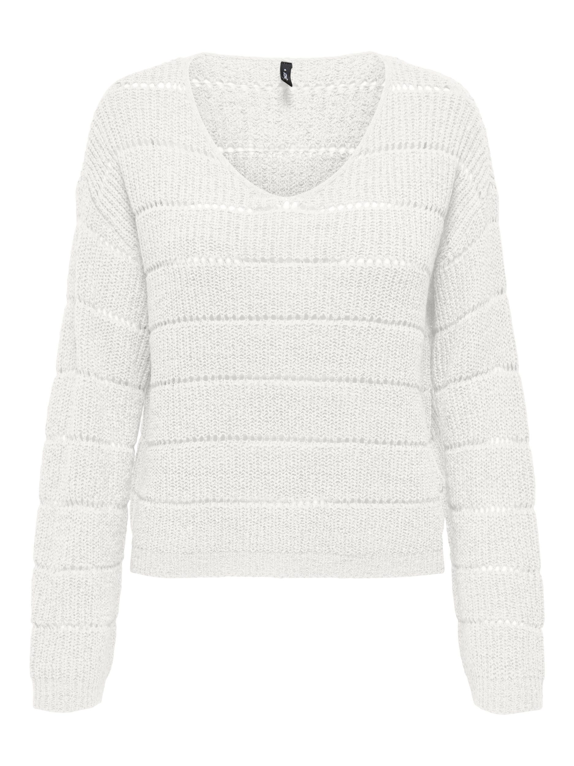 Strickpullover ONLPAMELA LS V-NECK PULLOVER CC KNT