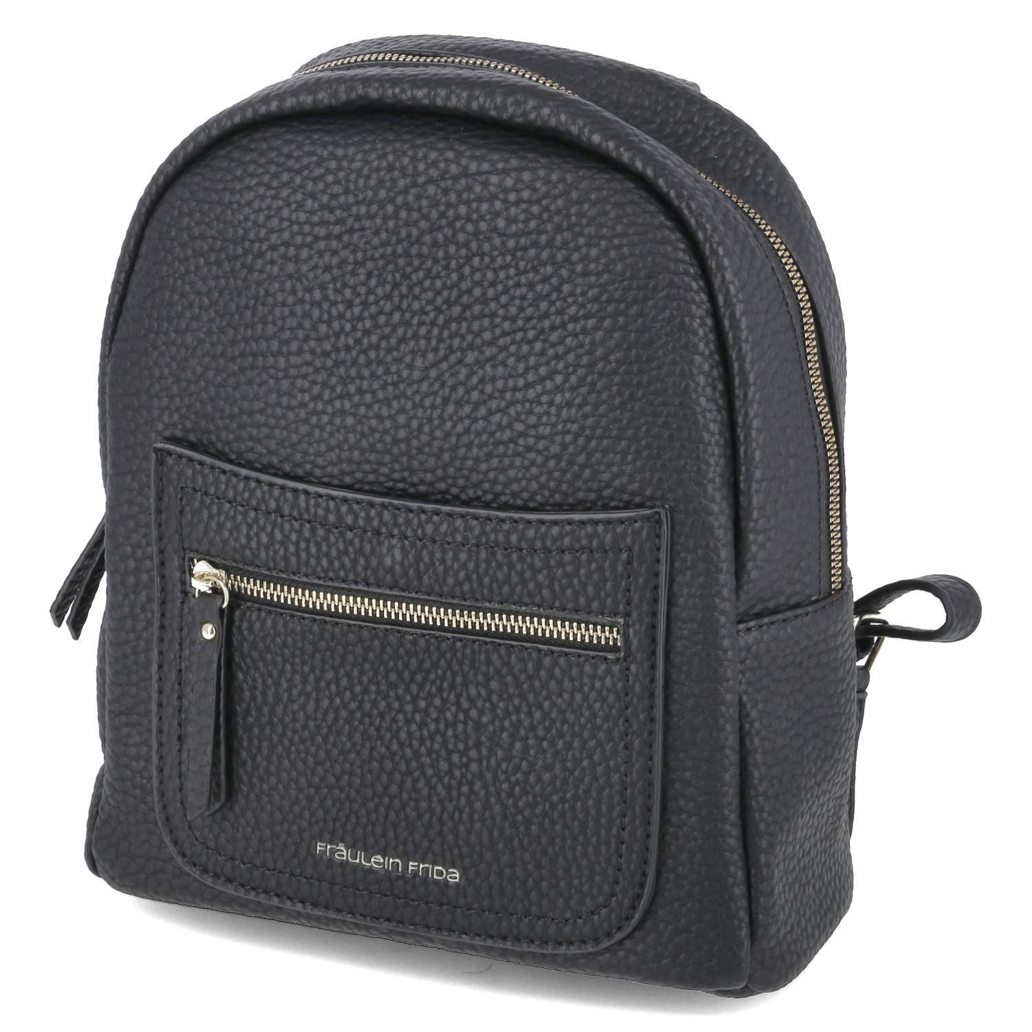 Fräulein Frida Cityrucksack Fräulein Frida FF2029,100 Rucksäcke Synthetik black