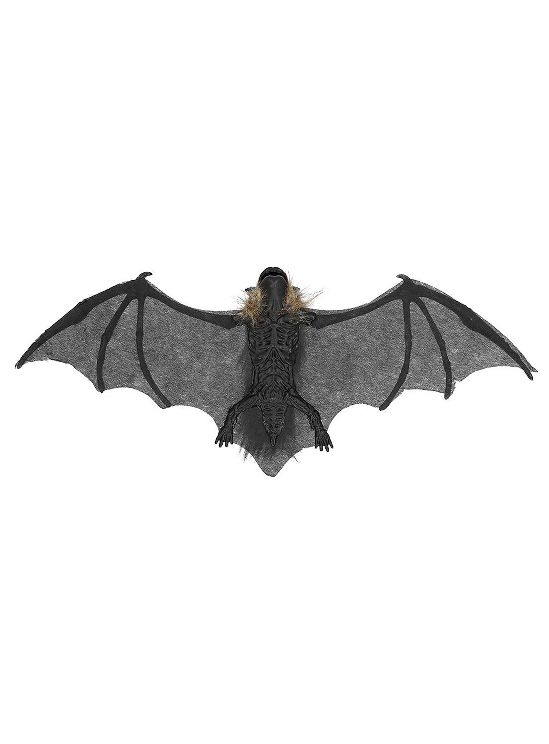 Boland Dekoobjekt Haarige Fledermaus Hängedekoration Halloween Deko