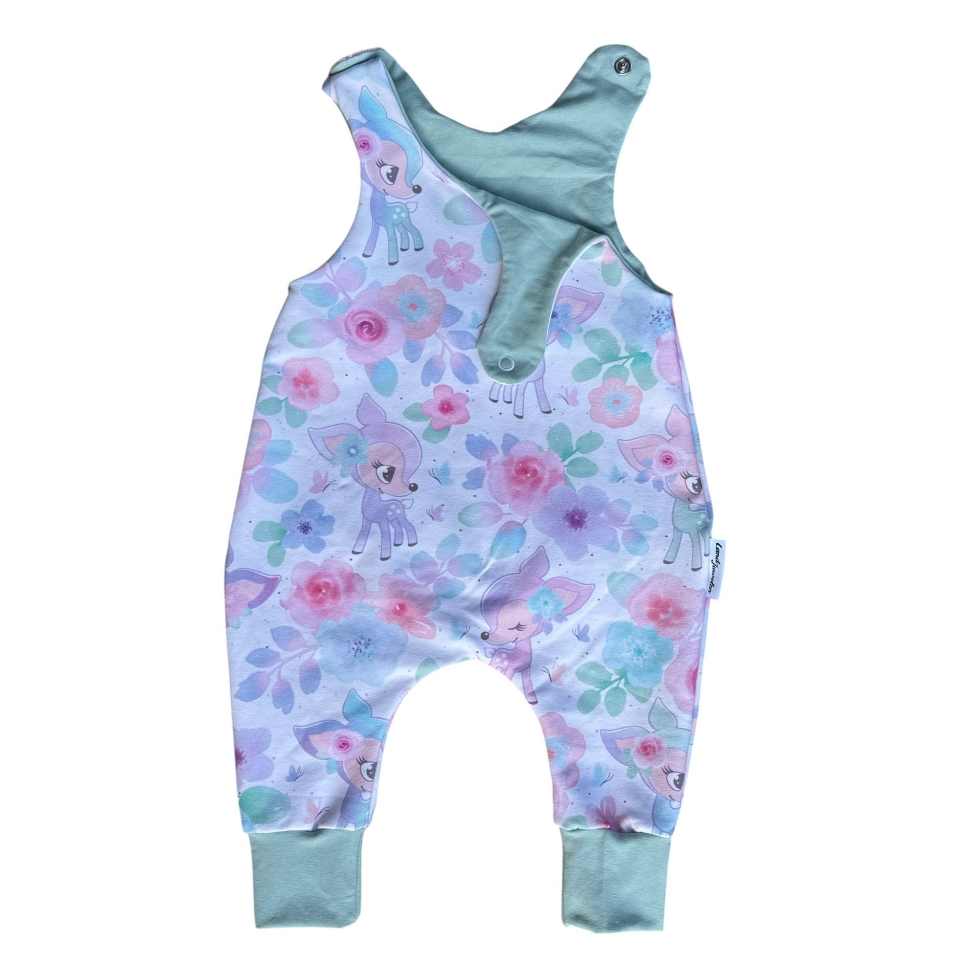 Land-Juwelen Strampler Strampler Hafenkitz floral