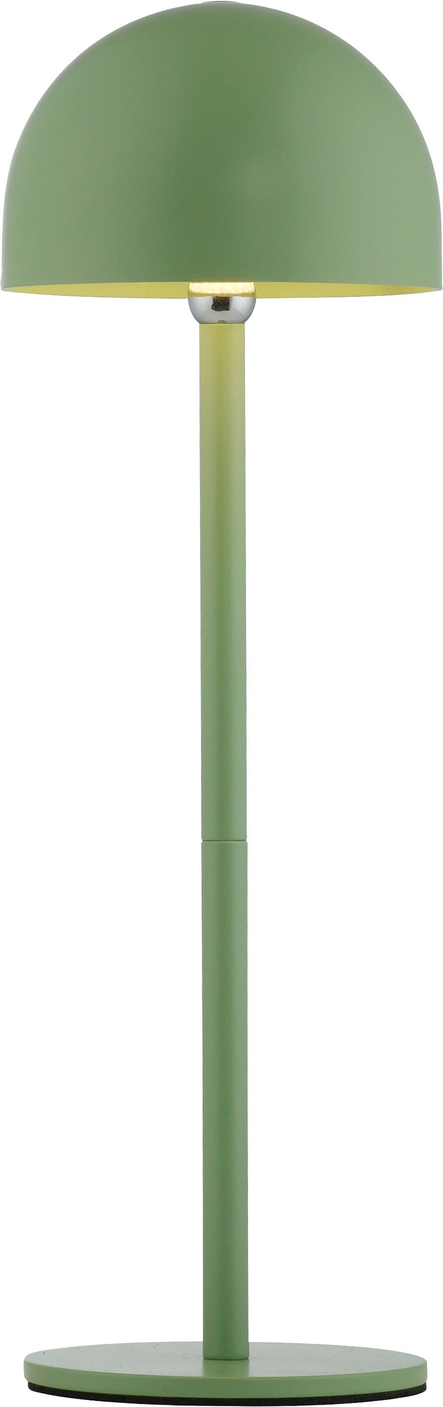 OTTO home Tischleuchte Akku Tischlampe Gerrin Indoor Outdoor, magnetischer Flaschenaufsatz, Dimmfunktion, Memoryfunktion, LED fest integriert, Warmweiß, Pilzlampe Flaschenaufsatz, Regulierung der Lichtstärke, Pilz, Lampe
