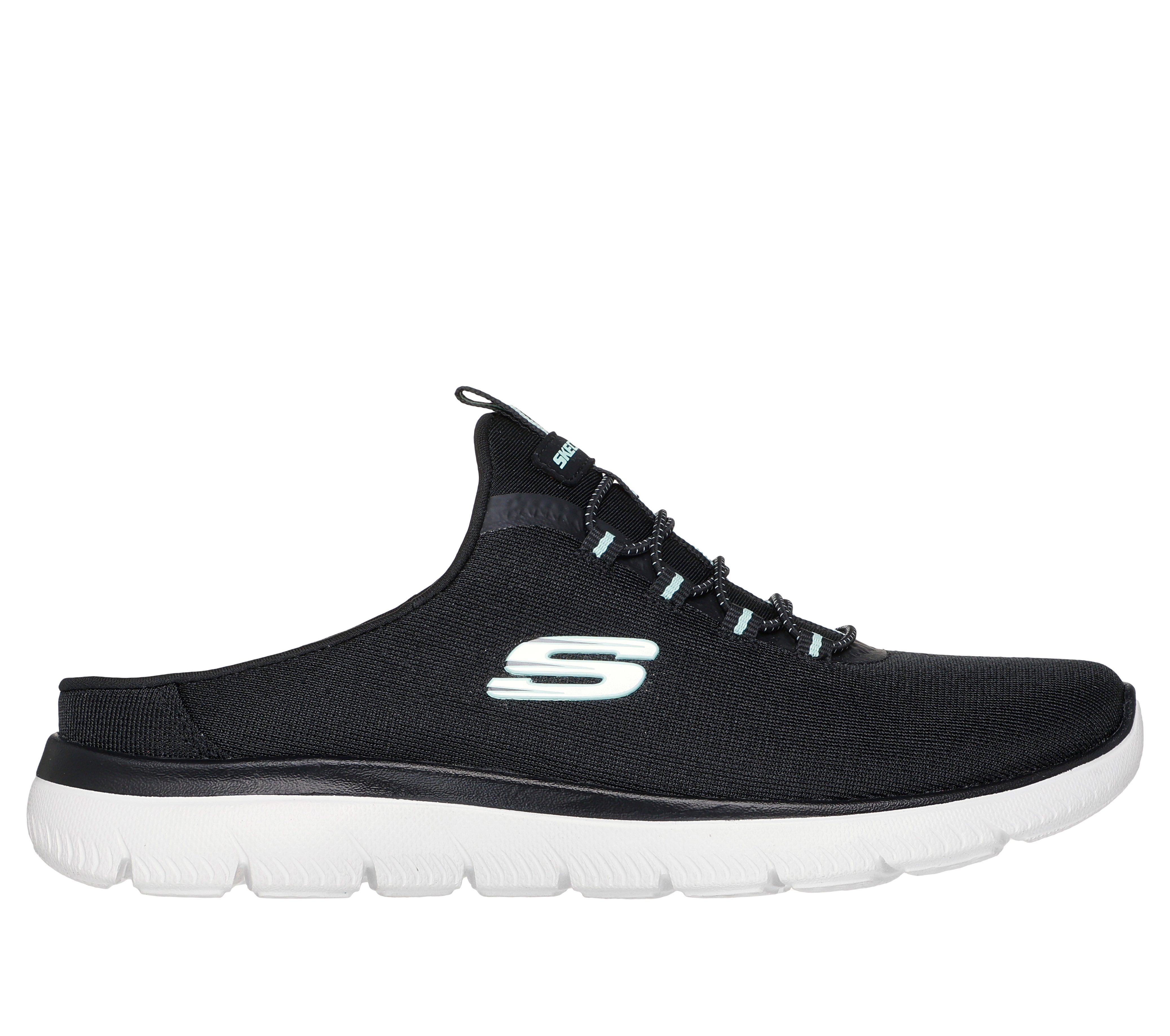 Skechers SUMMITS-SIMPLY SWEET Sabot Freizeitschuh, Sommerschuh, Hausschuh mit weicher Innensohle