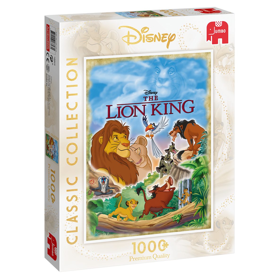 Jumbo Spiele Puzzle The Lion King 1000 Teile Disney Classic Collection Puzzle, 1000 Puzzleteile