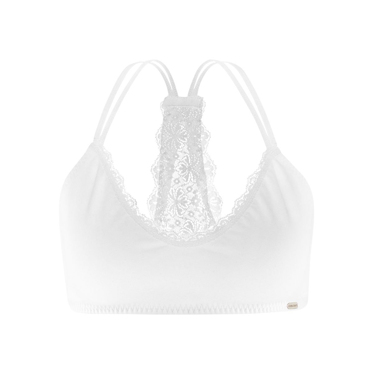 LIVING CRAFTS Bustier Sanfter, hautfreundlicher Materialmix