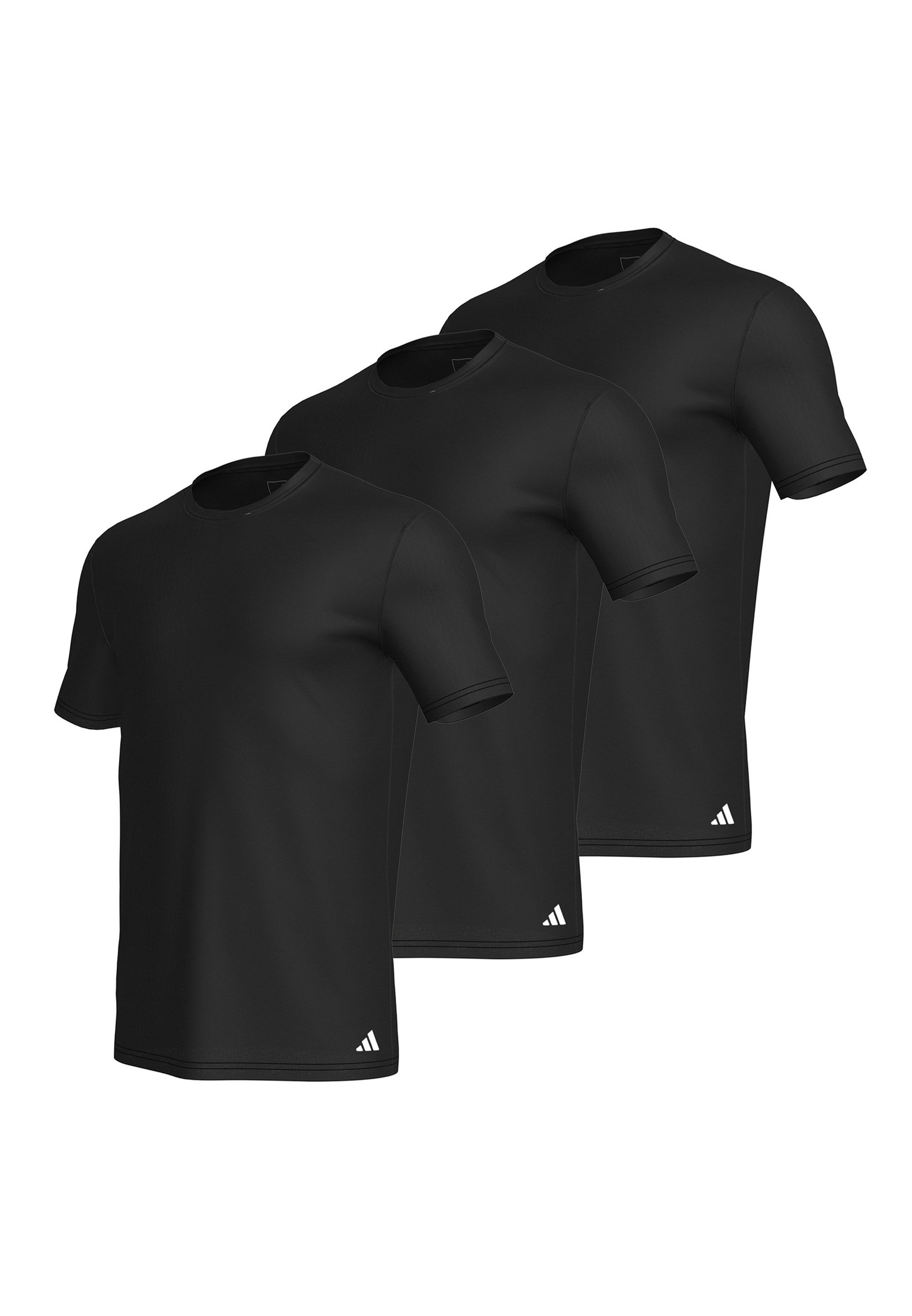 adidas Performance Poloshirt T-Shirt Basic 3P (Packung, 3-tlg., 3er-Pack)