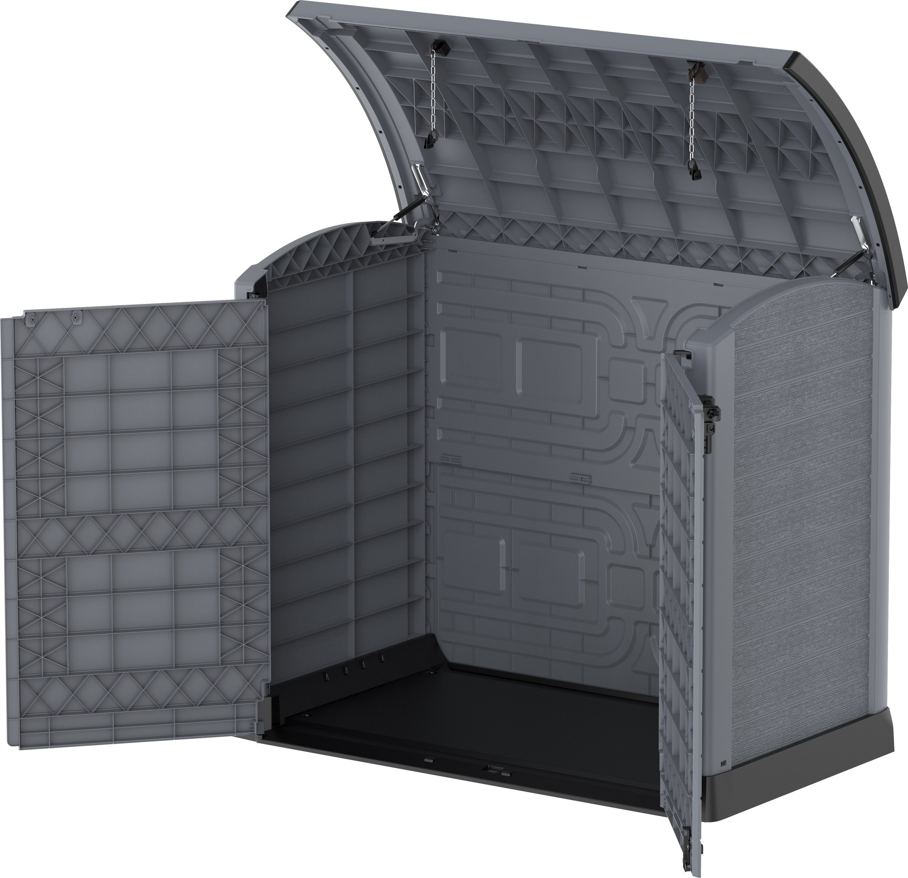 DURAMAX Mülltonnenbox StoreAway Mülltonnenbox Gartenhaus 1200 L (1 St)