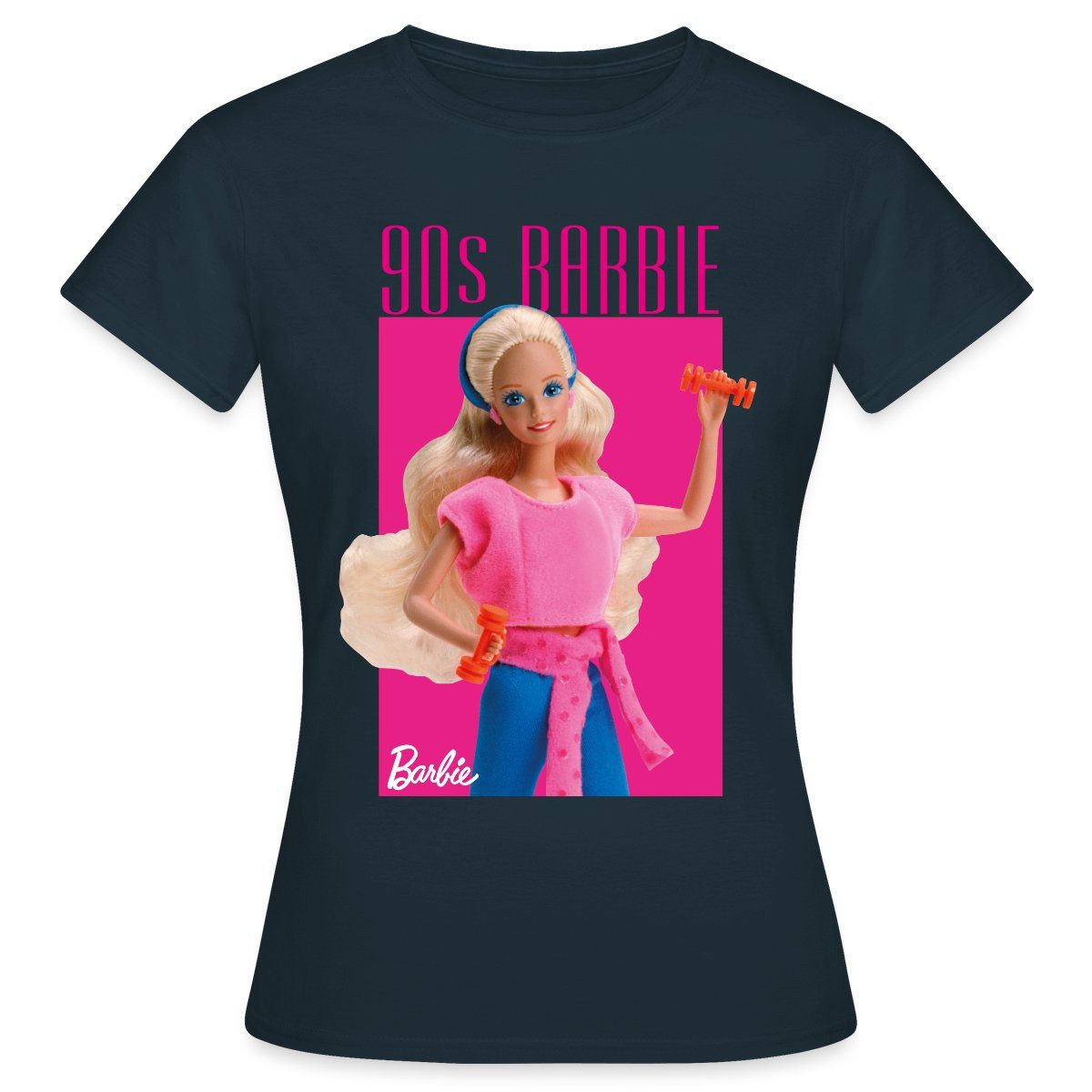 Spreadshirt T-Shirt Barbie Porträt Charakter 90er günstig online kaufen