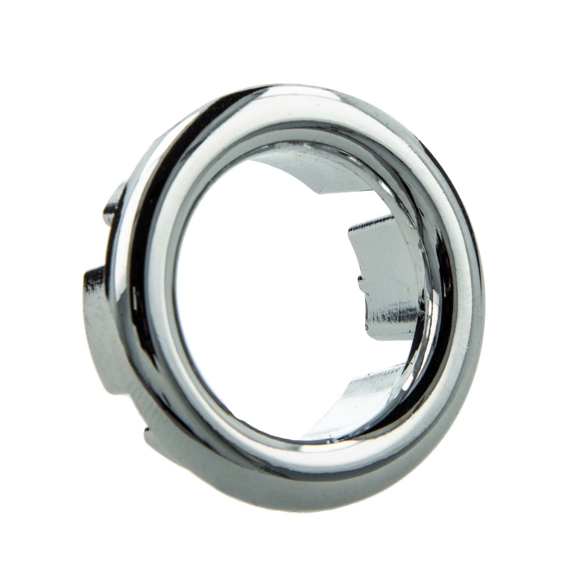 tecuro Badarmatur Überlaufblende Ø 14/19/24/28 mm Abdeckung Ring für Überlaufloch