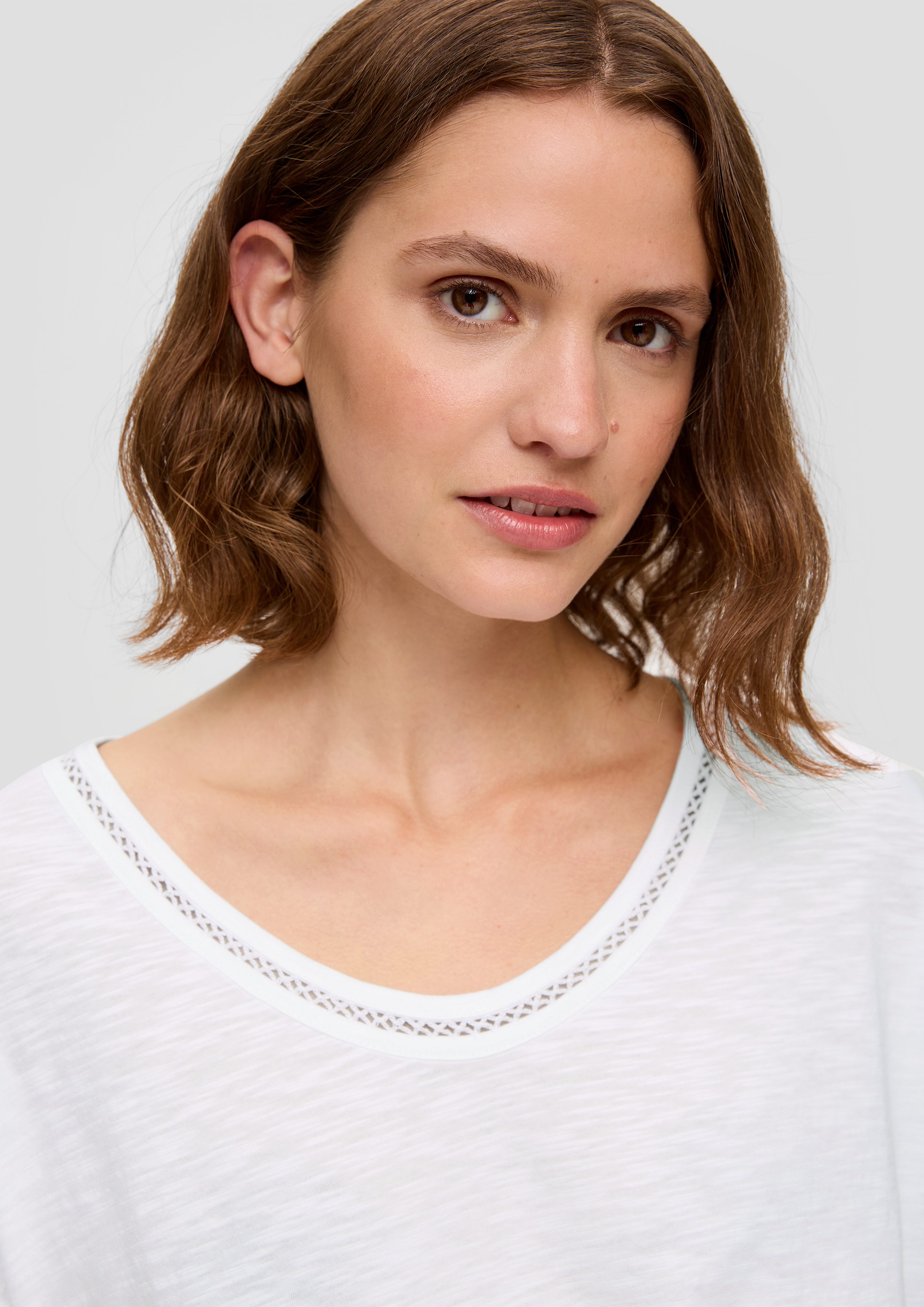 s.Oliver Kurzarmshirt Shirt im Relaxed Fit günstig online kaufen