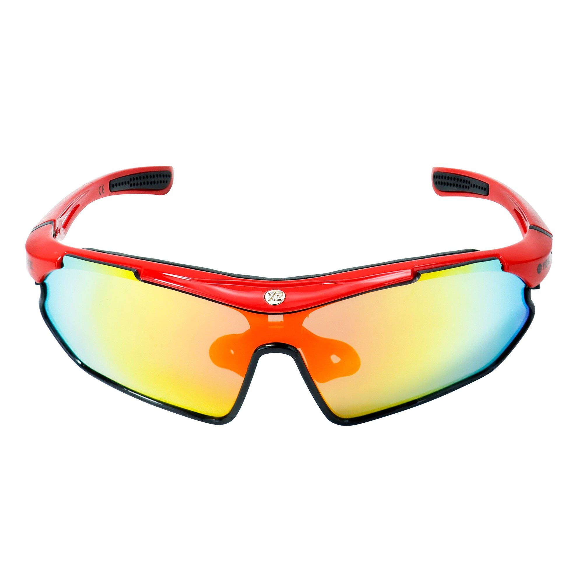 YEAZ Sportbrille SUNRAY Sport-Sonnenbrille rot/schwarz/rot, Sport-Sonnenbri günstig online kaufen