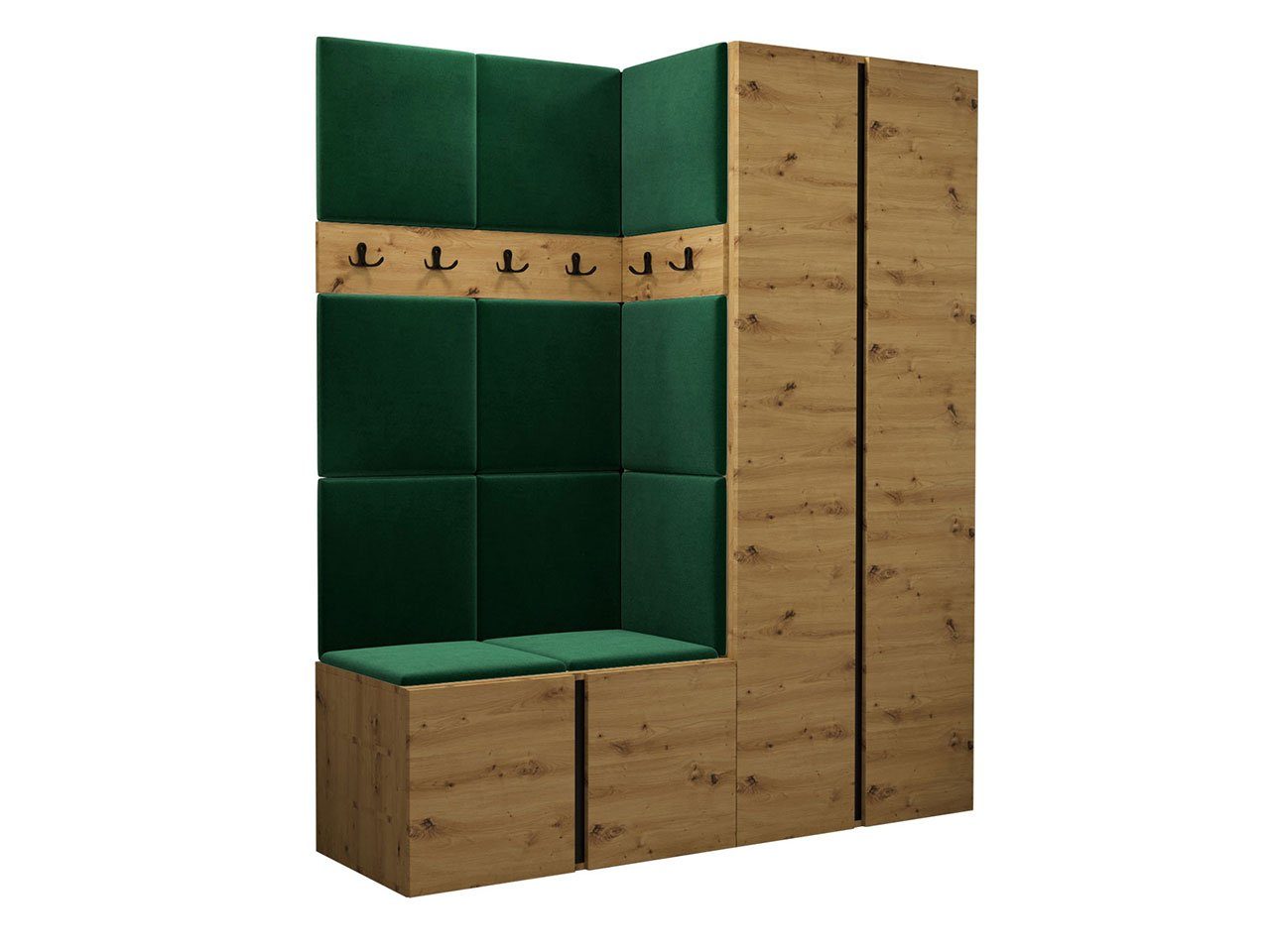 MIRJAN24 Garderoben-Set Orion III, (Komplett-Set, Kleiderschrank, günstig online kaufen