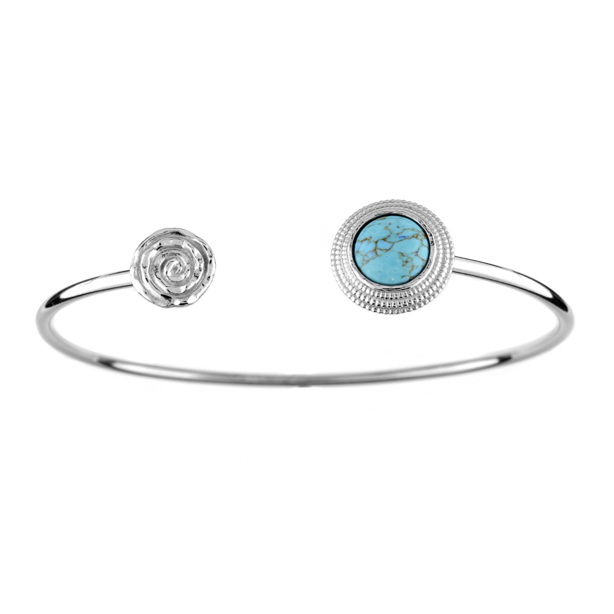 Silberarmband Türkis USA Sterling Silber Armreif