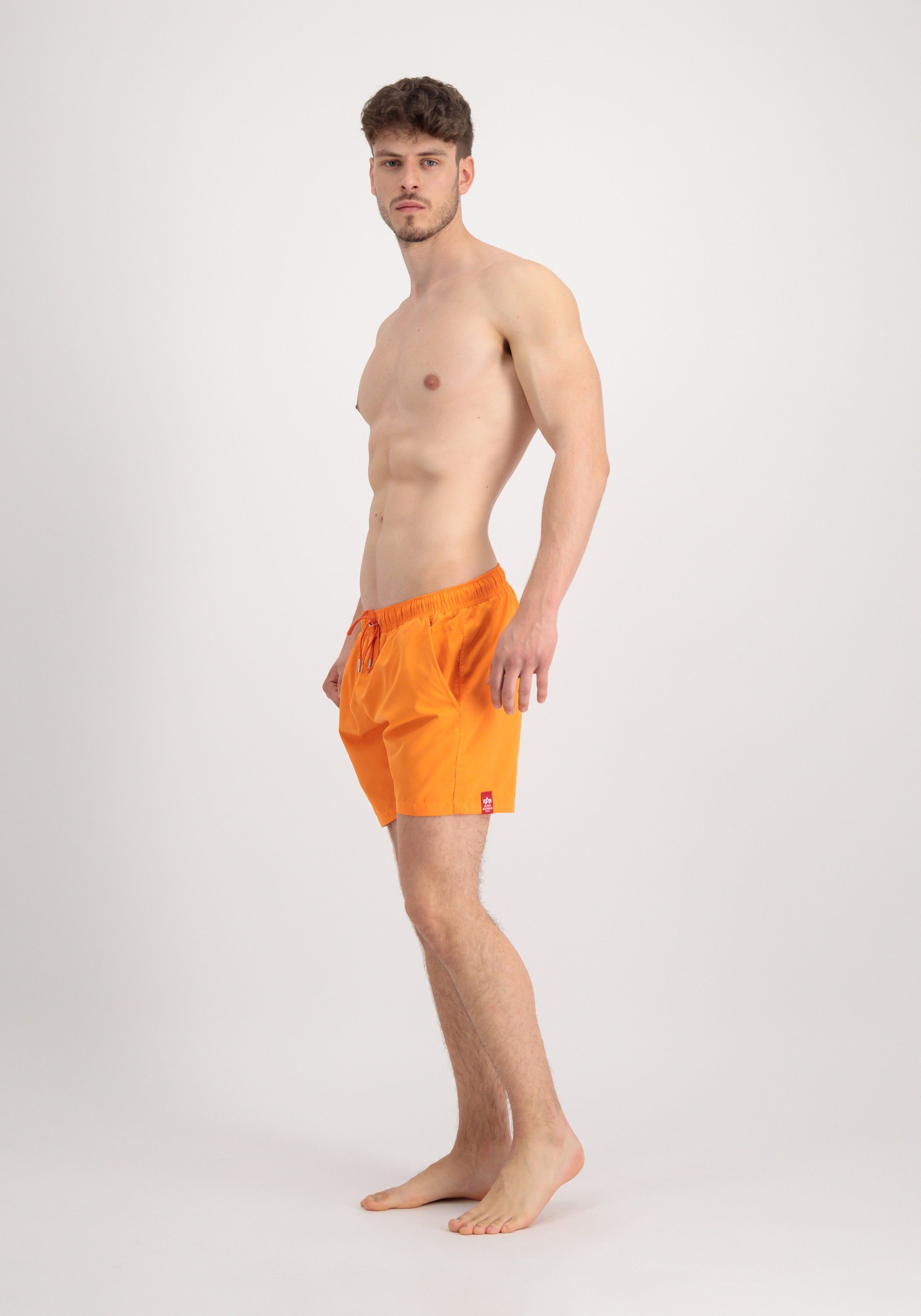 Alpha - Beachwear AOP Men orange Alpha Industries Swimshort Hydrochromic Industries Shorts Alpha