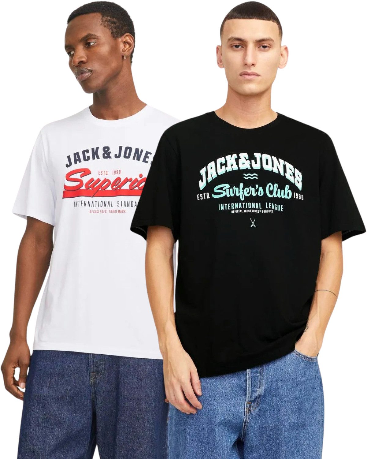 Jack & Jones Print-Shirt (Spar Set, günstig online kaufen