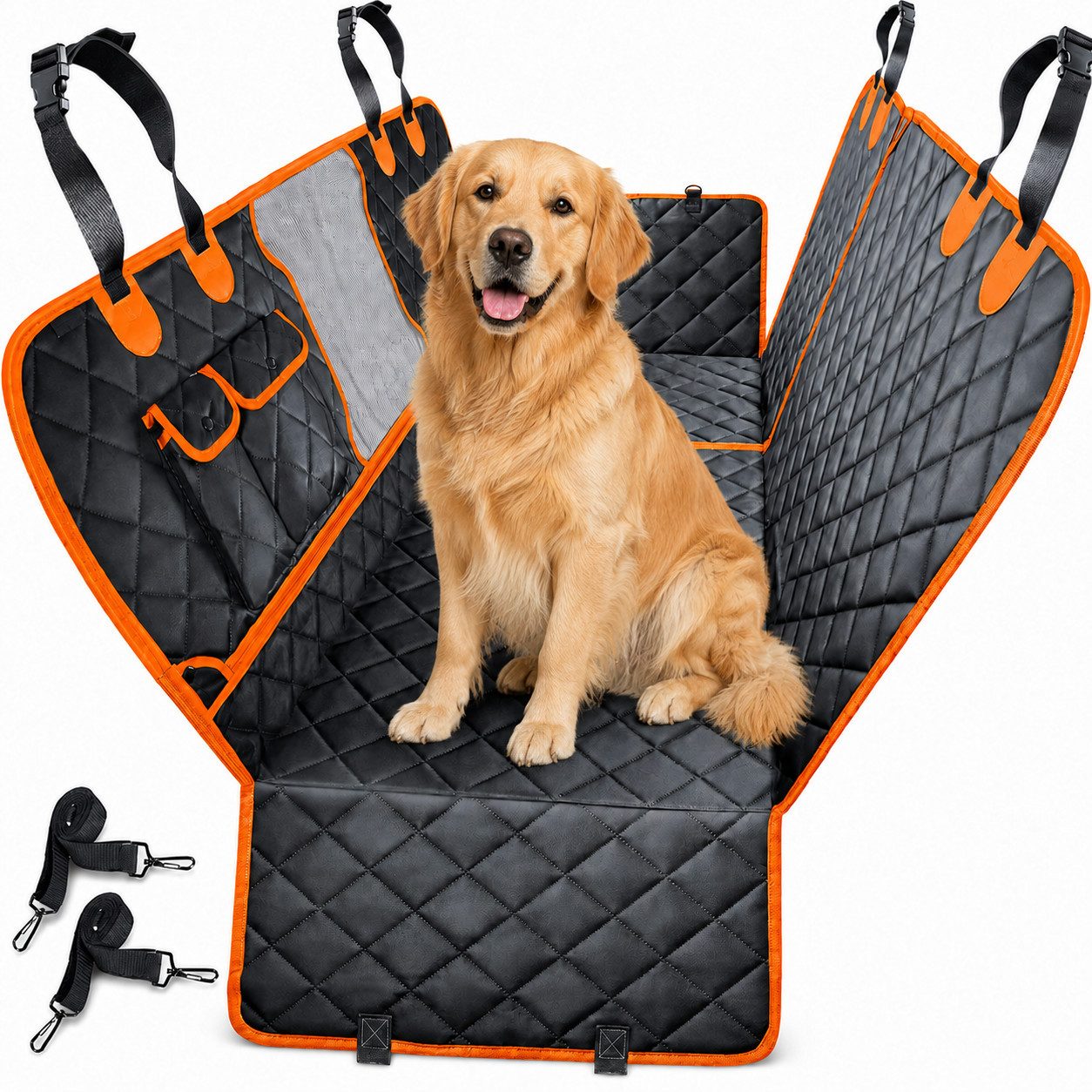 XEOOCE Tier-Autoschondecke Auto-Hundedecke, Wasserdicht, Rutschfest, 137x149 cm, Wasserdicht, rutschfest, waschbar, universell