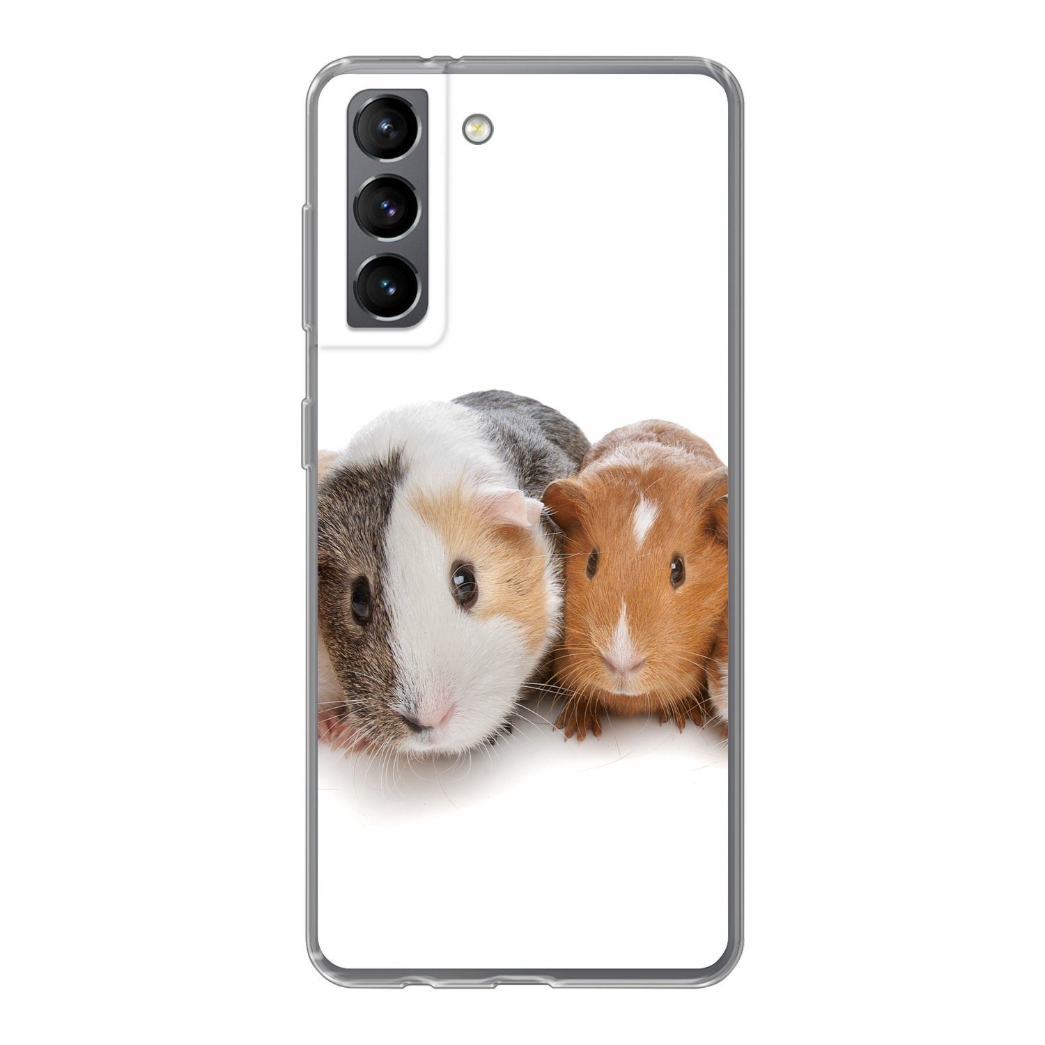 MuchoWow Handyhülle Fünf Meerschweinchen, Phone Case, Handyhülle Samsung  Galaxy S21, Silikon, Schutzhülle
