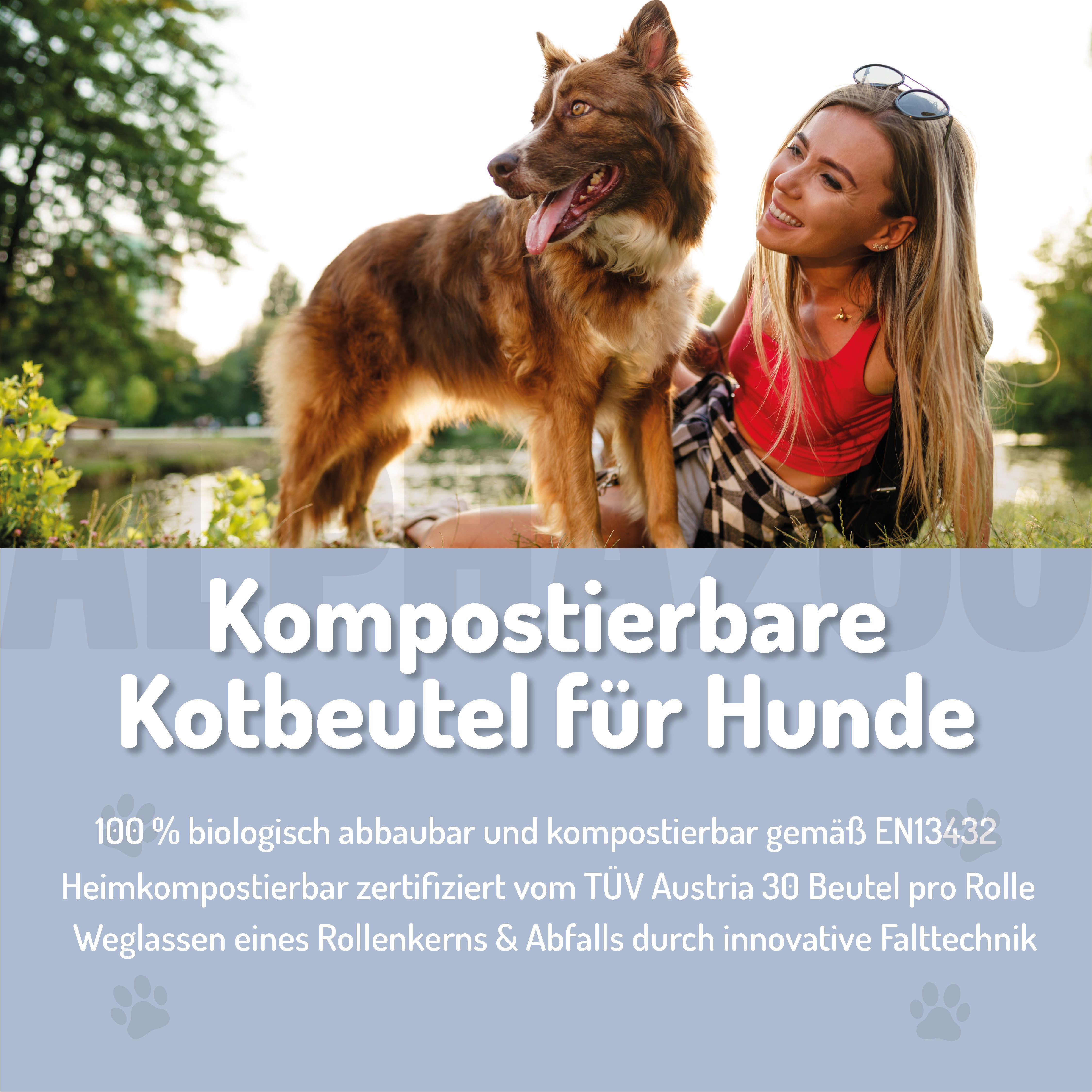 ALPHAZOO Hundekotbeutel Kotbeutel für Hunde I Pupssäckchen Hundebeutel, Kom günstig online kaufen