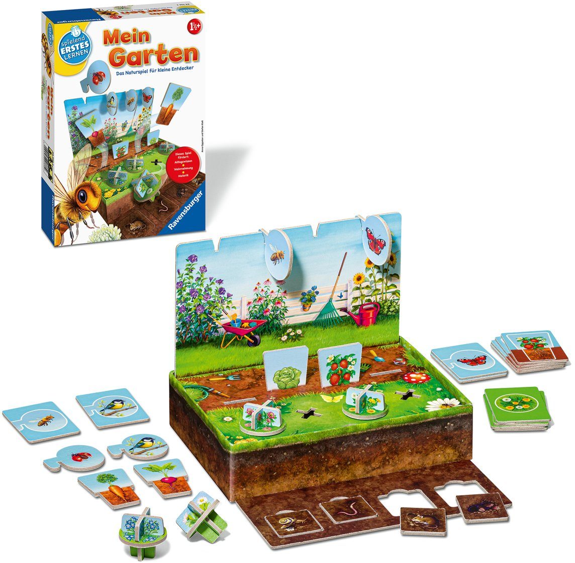Ravensburger Spiel Mein Garten, Merkspiel, Made in Europe