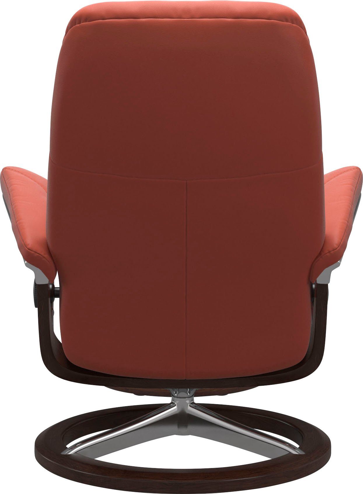 Stressless® Relaxsessel Consul (Set, Relaxsessel mit Hocker), mit Hocker, mit Signature Base, Größe S, Gestell Eiche