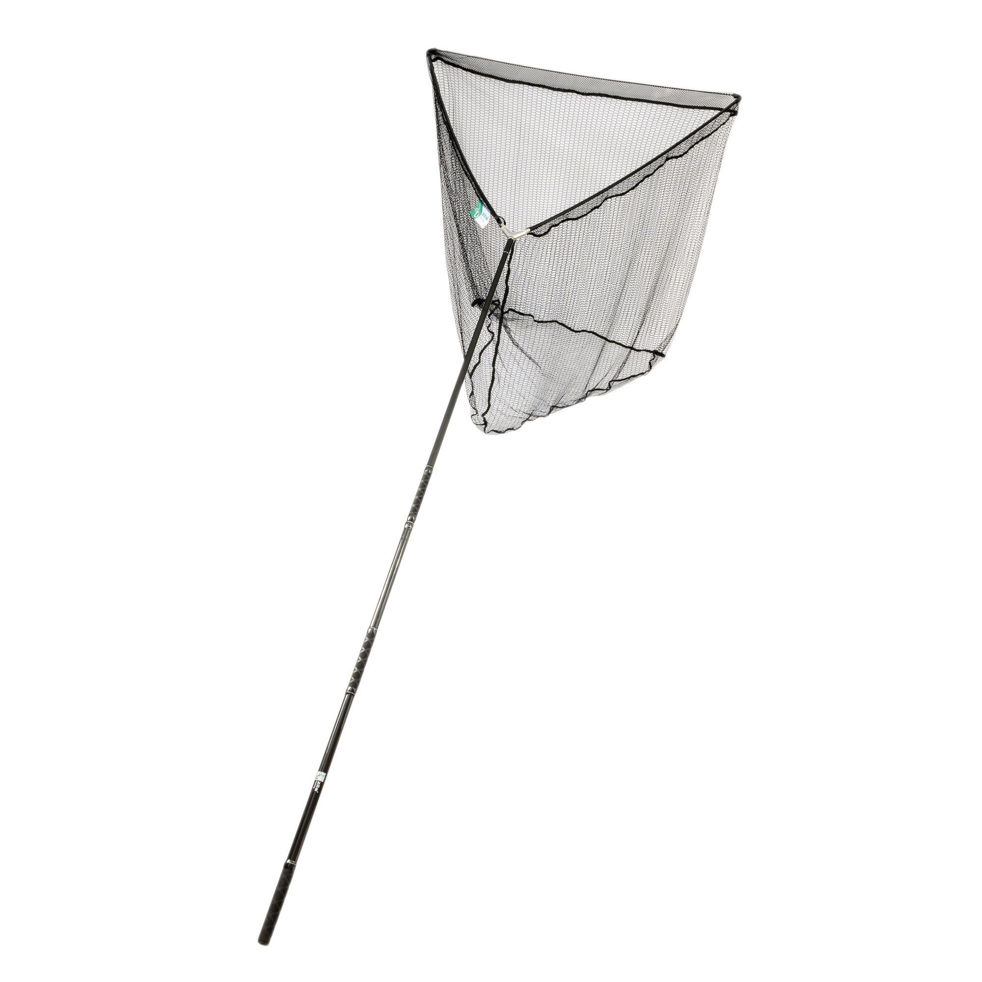 Angelkescher XXL Netz, Großer Karpfenkescher für Angler 100 x 100 cm