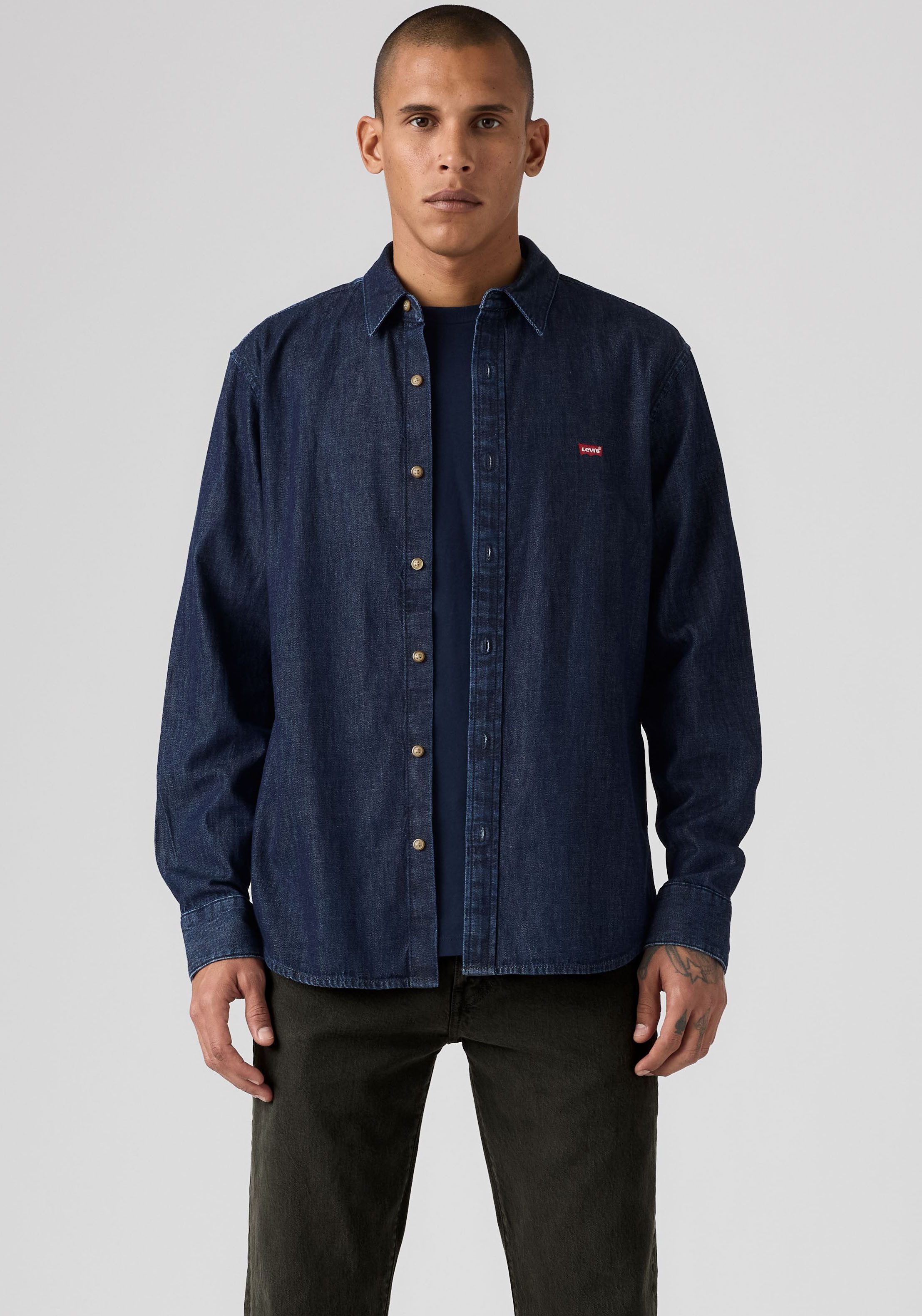 Levi's® Langarmhemd BATTERY HOUSEMARK STANDARD normale Passform