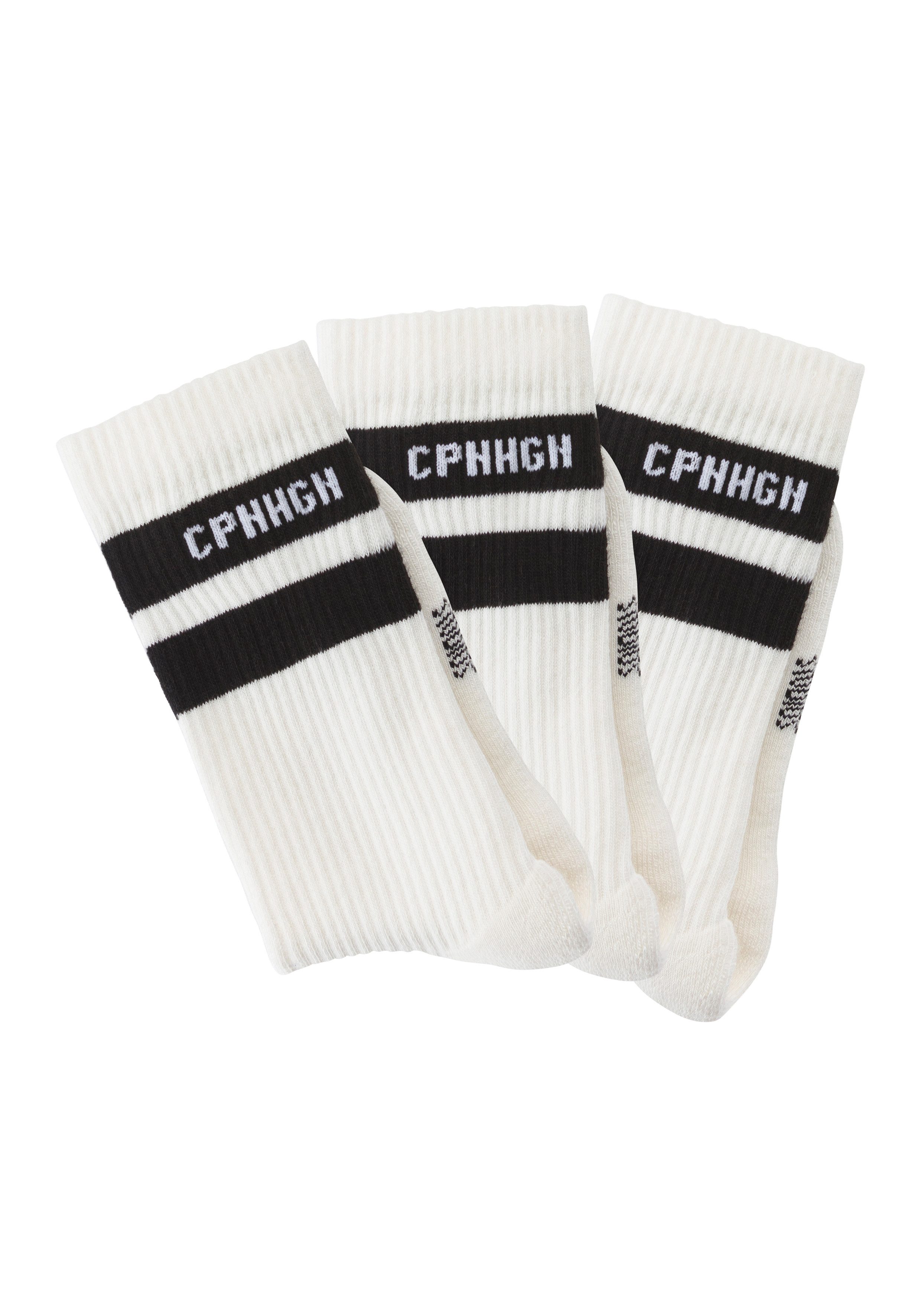 Copenhagen Studios Tennissocken (Packung, 3-Paar) mit Streifendesign und Vo günstig online kaufen