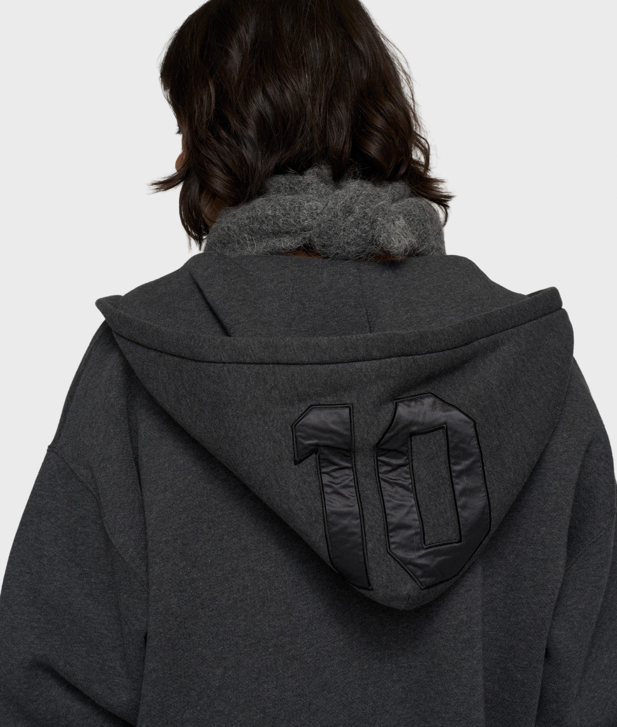 10DAYS Rundhalspullover statement zip hoodie günstig online kaufen
