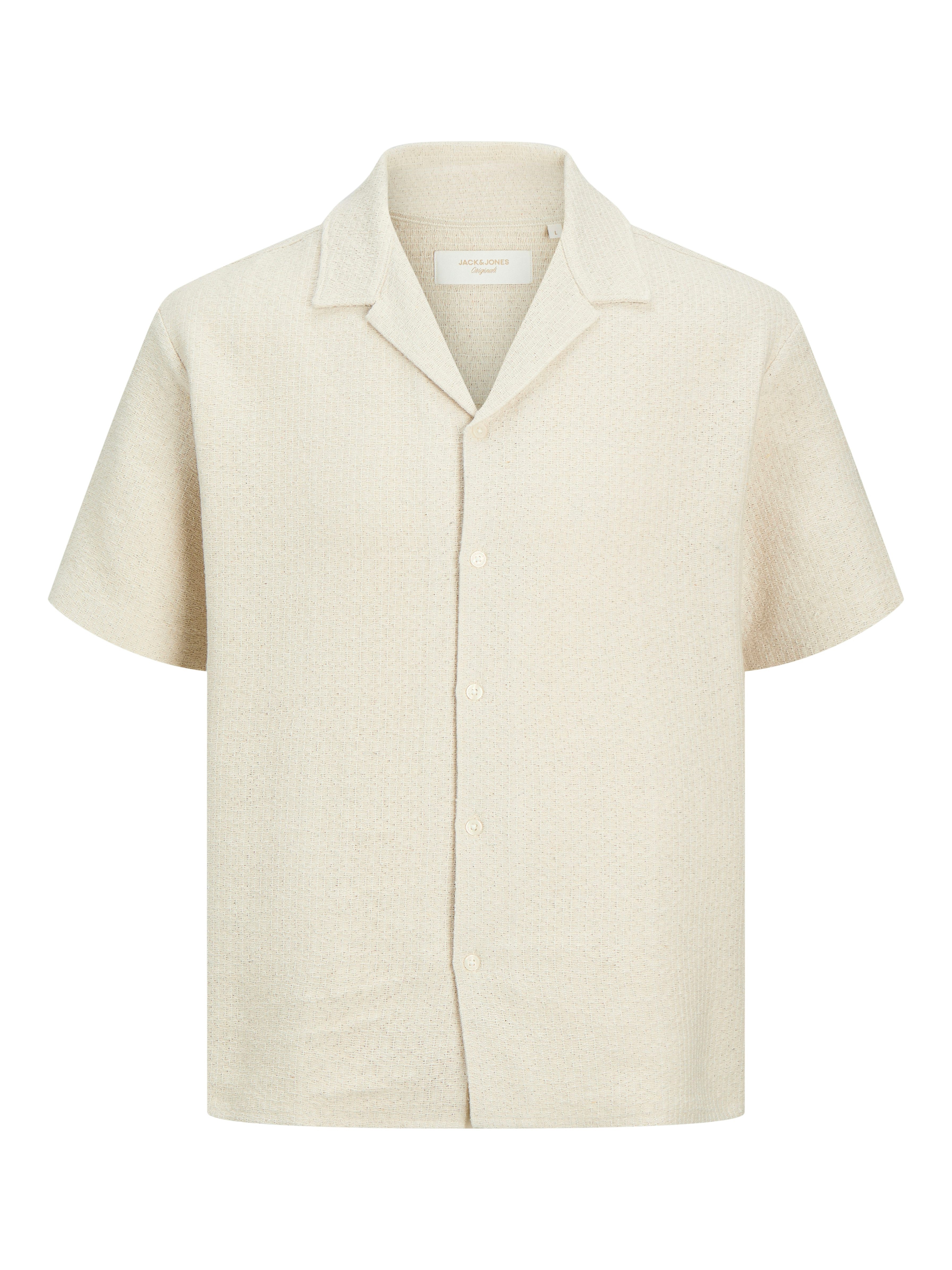 Jack & Jones Kurzarmhemd JORMONTAUK CROCHET SHIRT SS SA26 günstig online kaufen