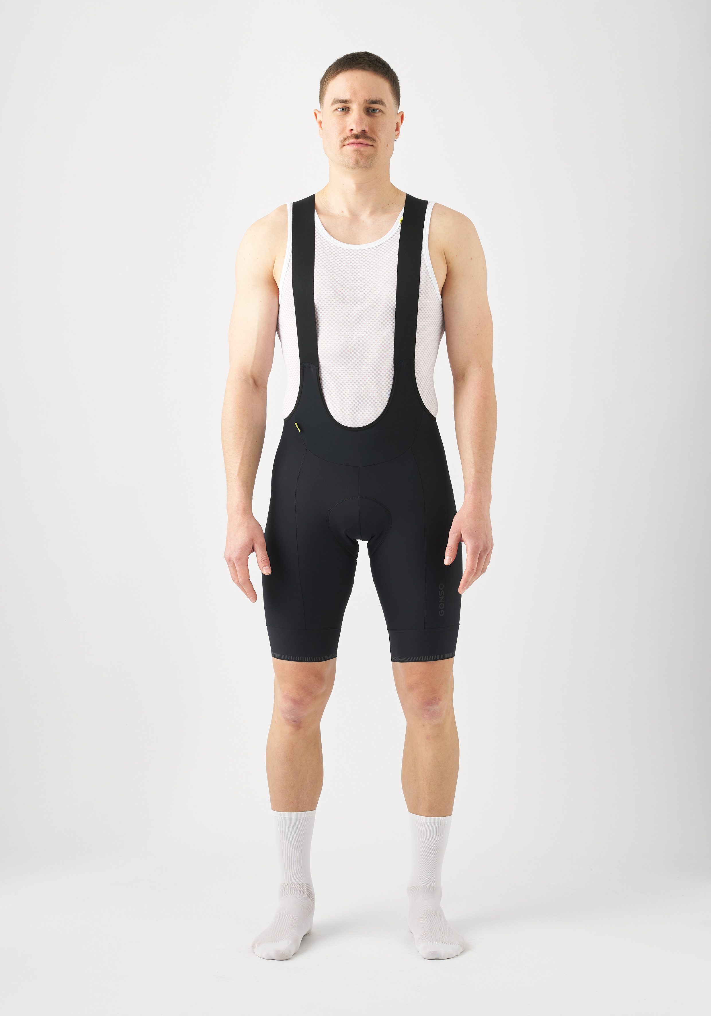 Gonso Fahrradhose SITIVO Bib M Herren Radhose, Radlerhose mit speziellem Sitzpolster, Tight Fit