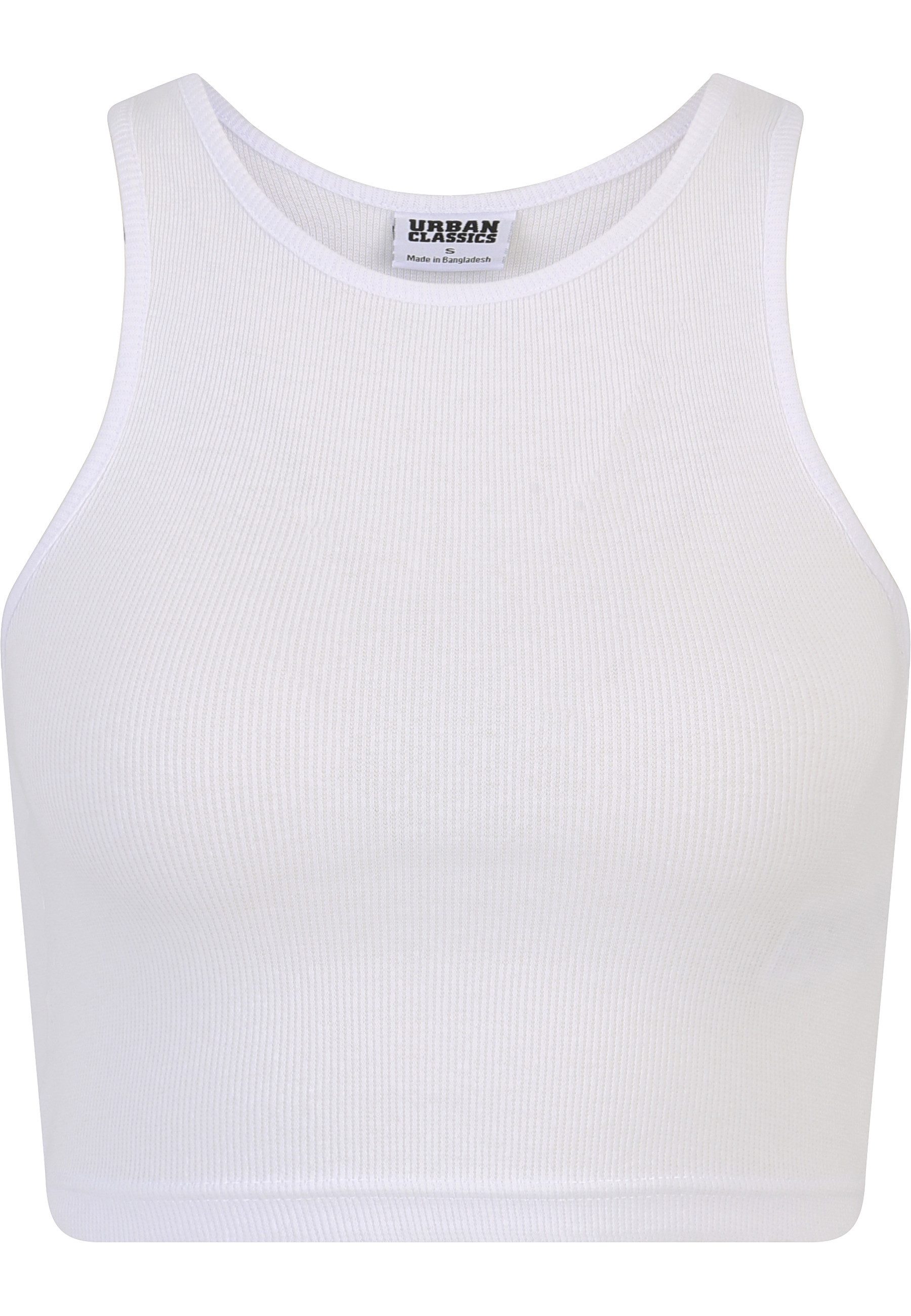 URBAN CLASSICS Muskelshirt Urban Classics Damen Ladies Cropped Rib Top 2-Pack (1-tlg)