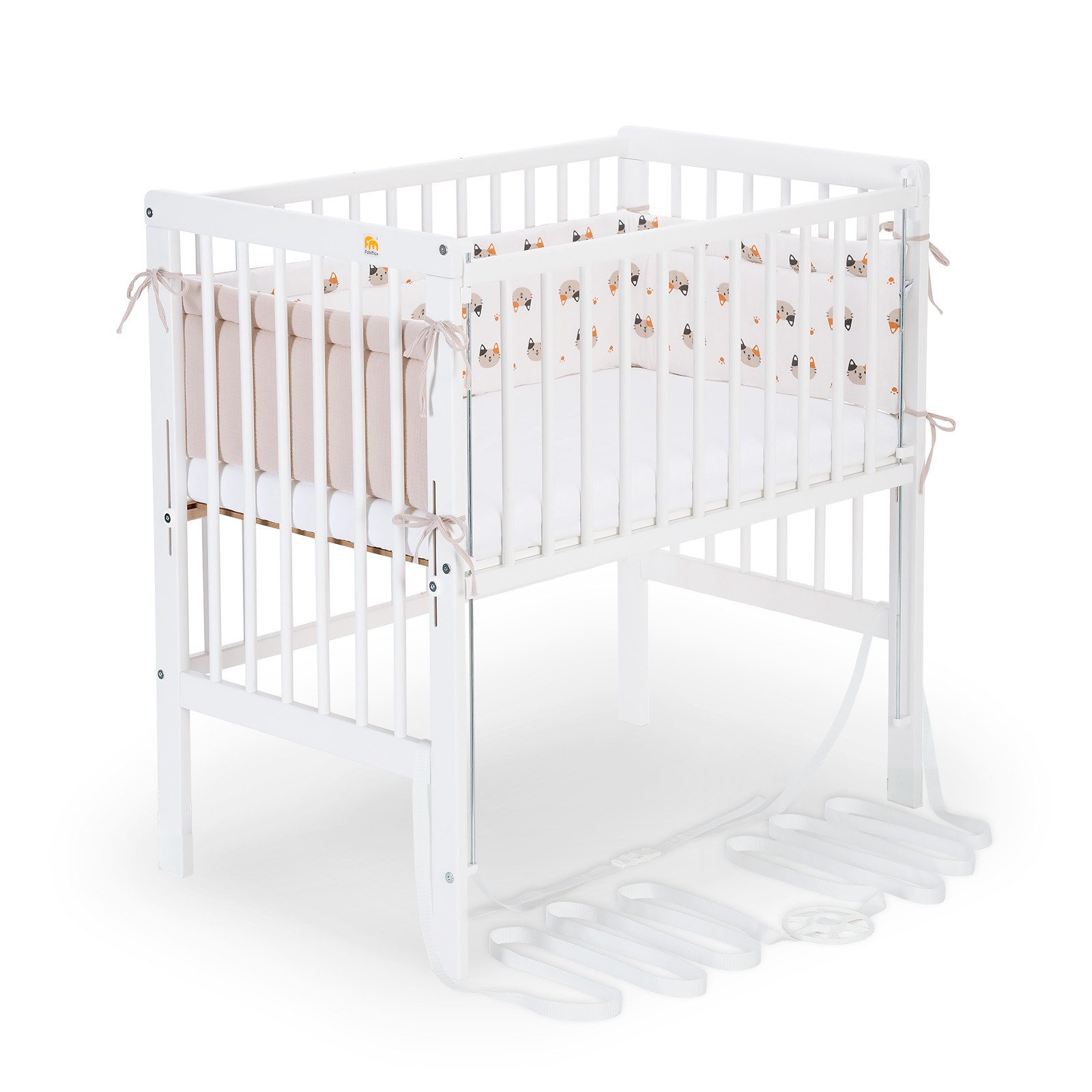 FabiMax Beistellbett Flex weiß, 2in1, Beistellbett günstig online kaufen