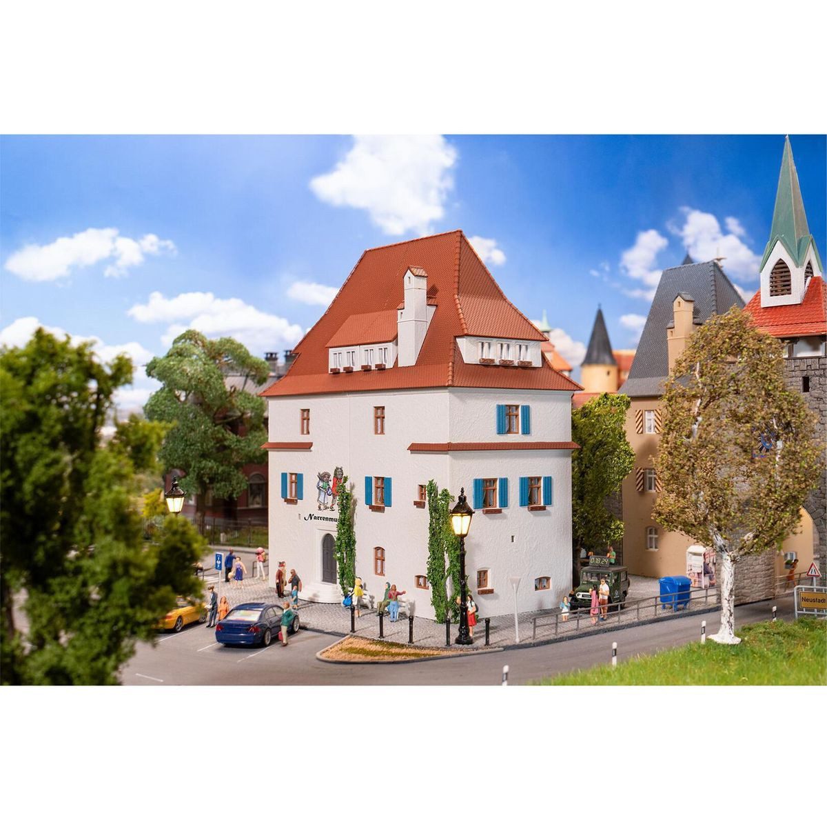 Faller Modellbausatz Faller 130694 Stadthaus mit Narrenmuseum H0