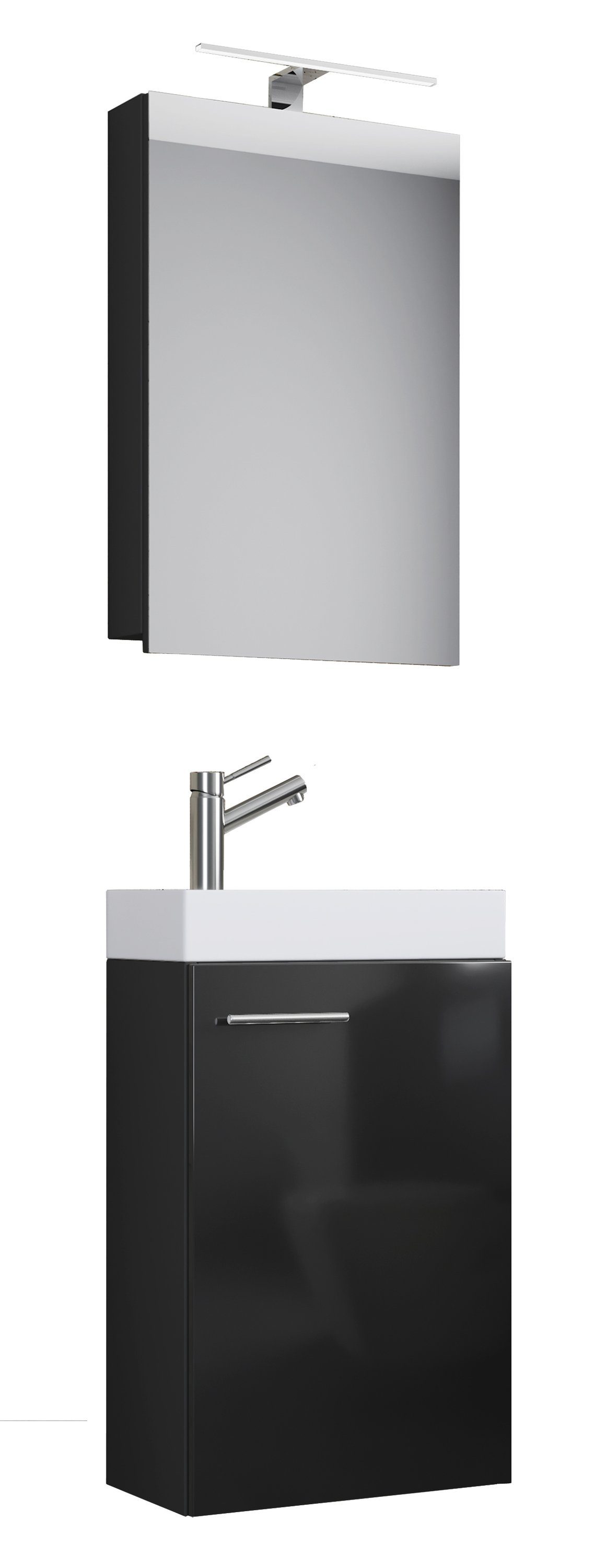 VCM Waschtisch 3-tlg Gäste WC Waschplatz Waschtisch Slito Schrank günstig online kaufen