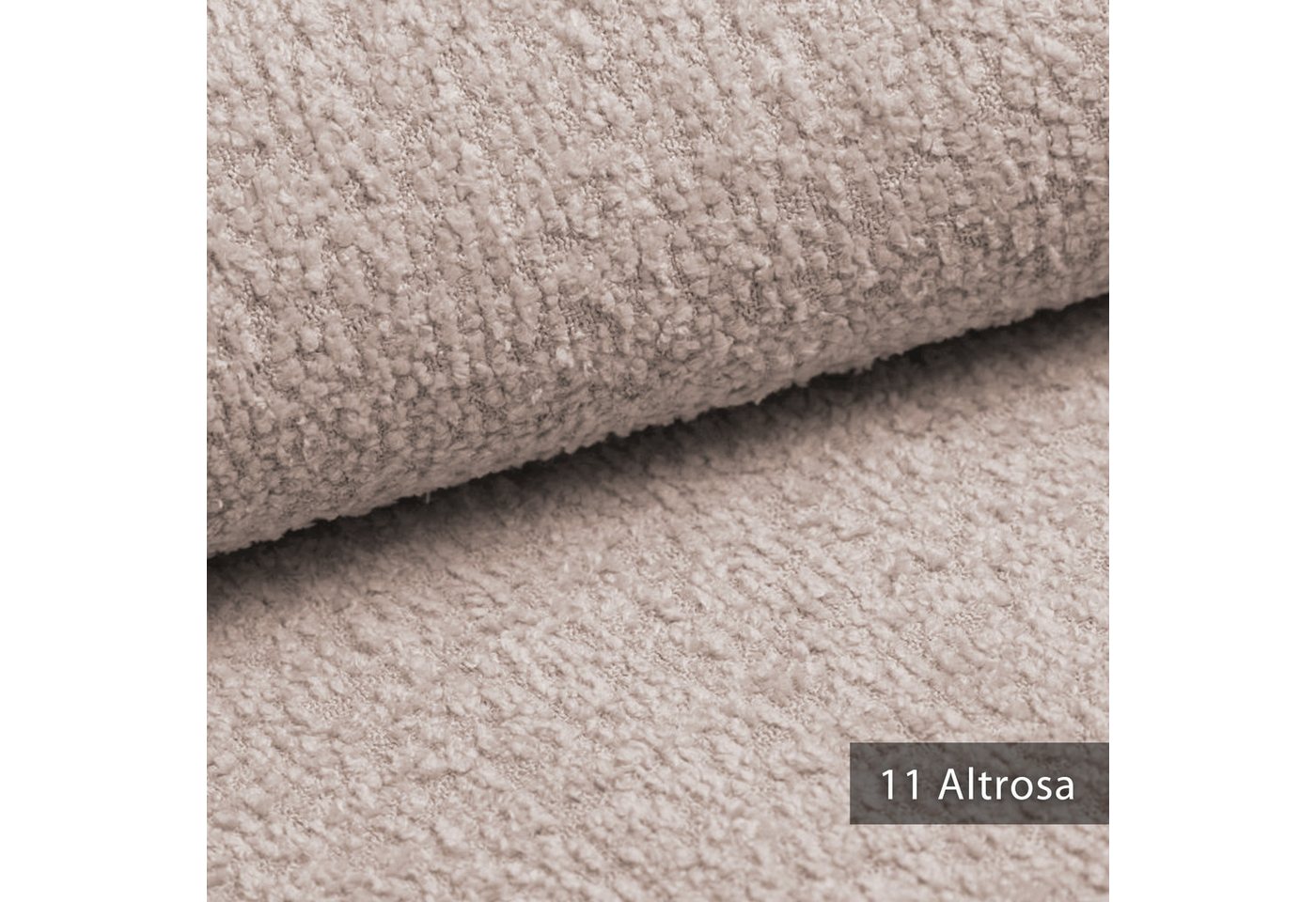 Thumbnail - novely® Stoff ABEL - Recycelter Bouclé-Polsterstoff - Schwer Entzündbarer Möbelstoff, 90% Recyceltes Polyester, Schwer E...