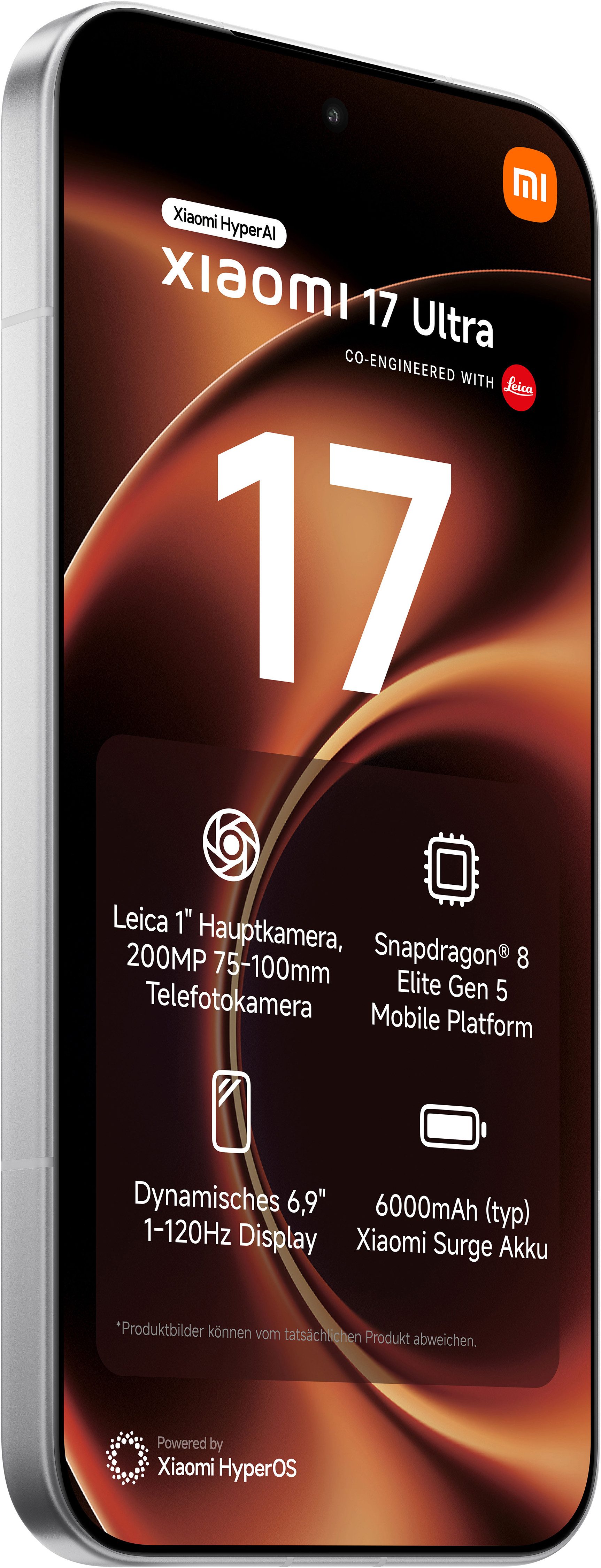 Xiaomi 17 Ultra 16+512GB Smartphone (17,53 cm/6,9 Zoll, 512 GB Speicherplatz, 50 MP Kamera)