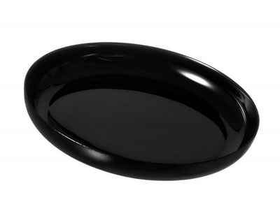 Ritzenhoff & Breker Speiseteller Suppenteller Ø 30 cm 4every day schwarz aus voll gehärteten Opalglas