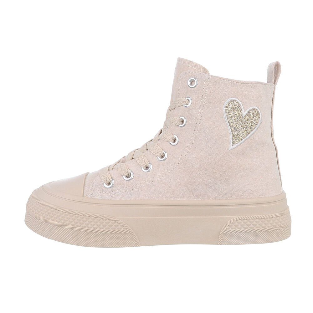 Ital-Design Damen High-Top Freizeit Sneakerboots Keilabsatz/Wedge günstig online kaufen