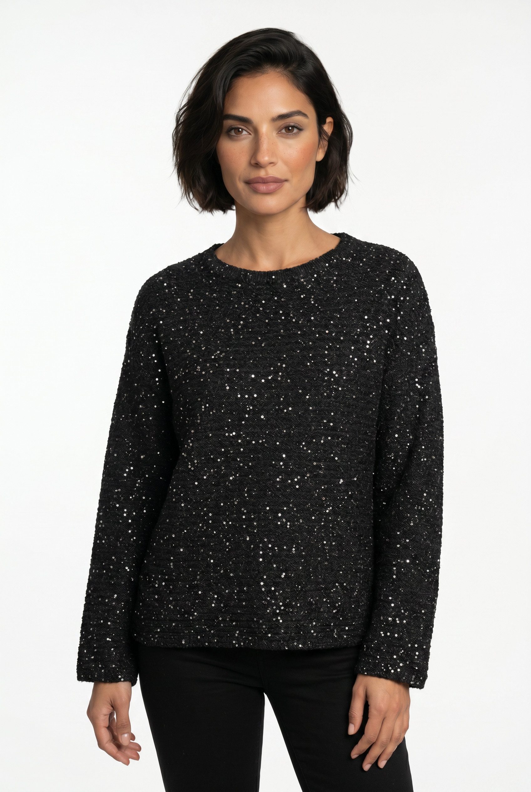Vero Moda Strickpullover VMLEILANI STITCH LS BOATNECK PULLOVER