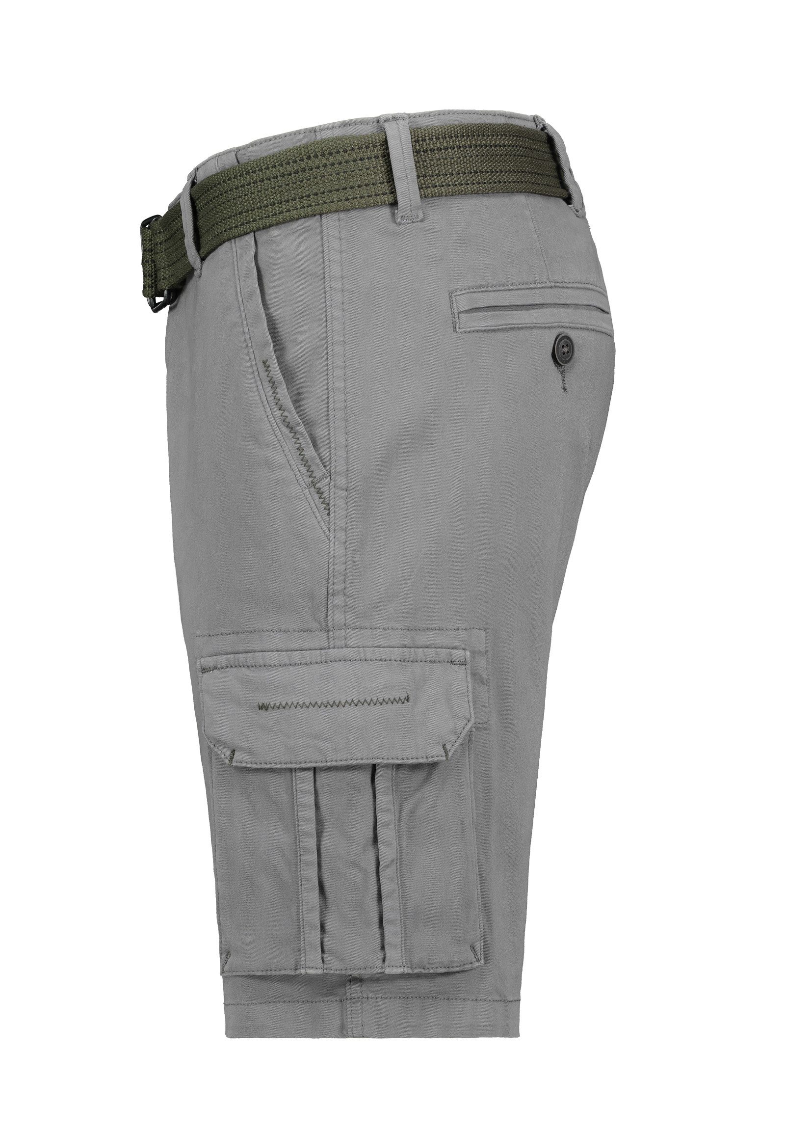 Eight2Nine Cargoshorts Kurzes Design für Herren Baumwolle Regular Fit unifarben wärmend Reißverschluss – Bild 2 von 5
