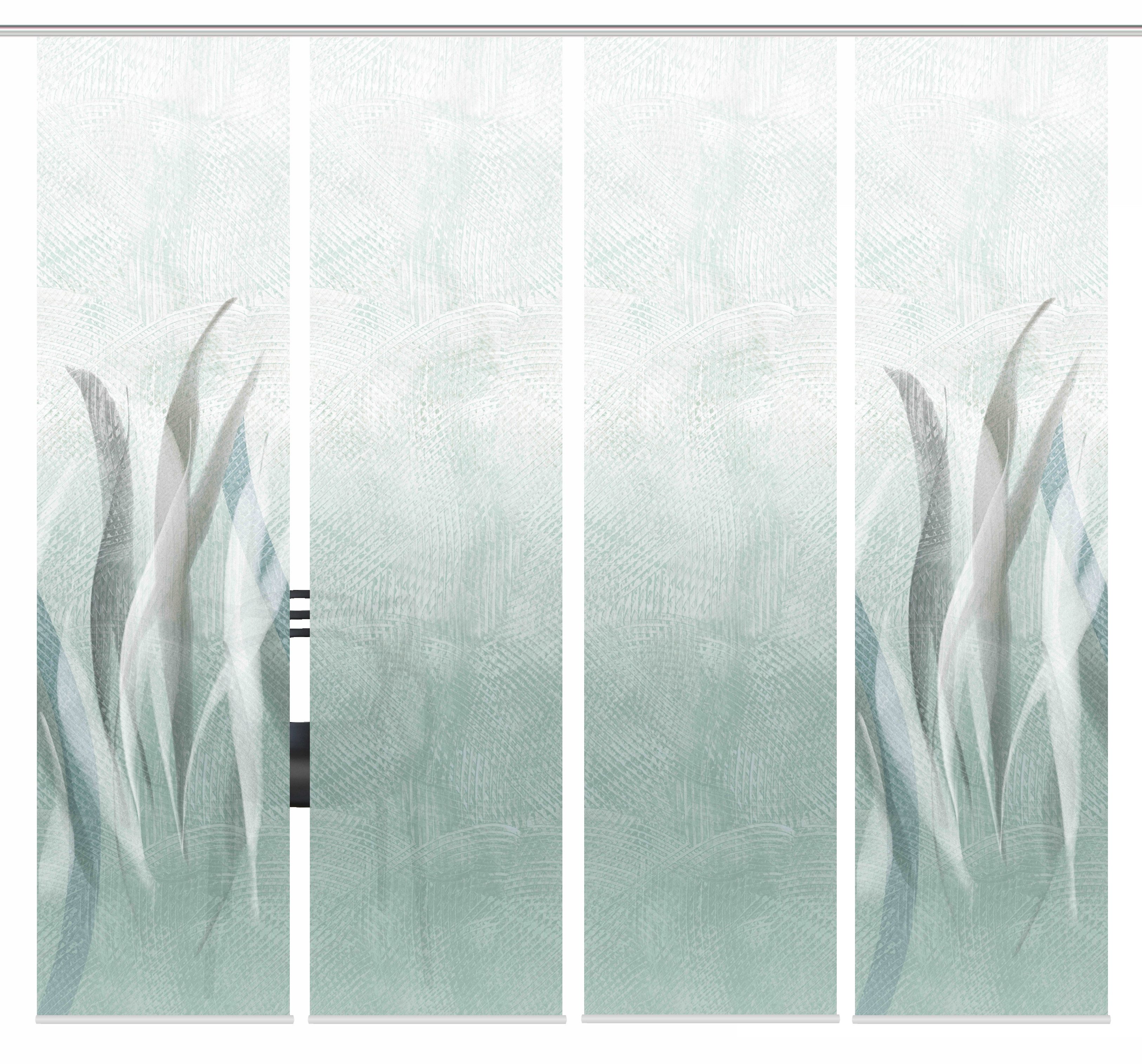 HOME WOHNIDEEN Schiebegardine SIRALIO (4 St), Paneelwagen, blickdicht, SCHI günstig online kaufen