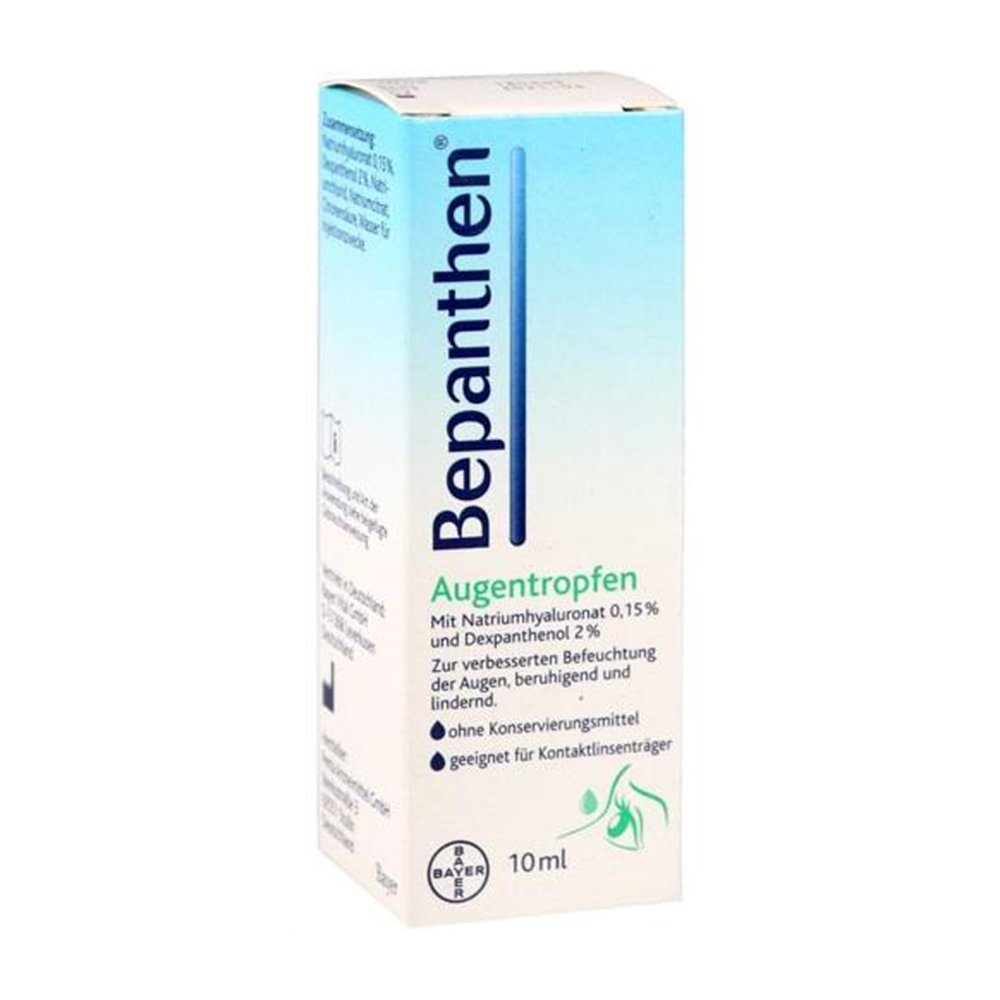 Bayer Vital GmbH Augenpflege-Set BEPANTHEN Augentropfen 10ml