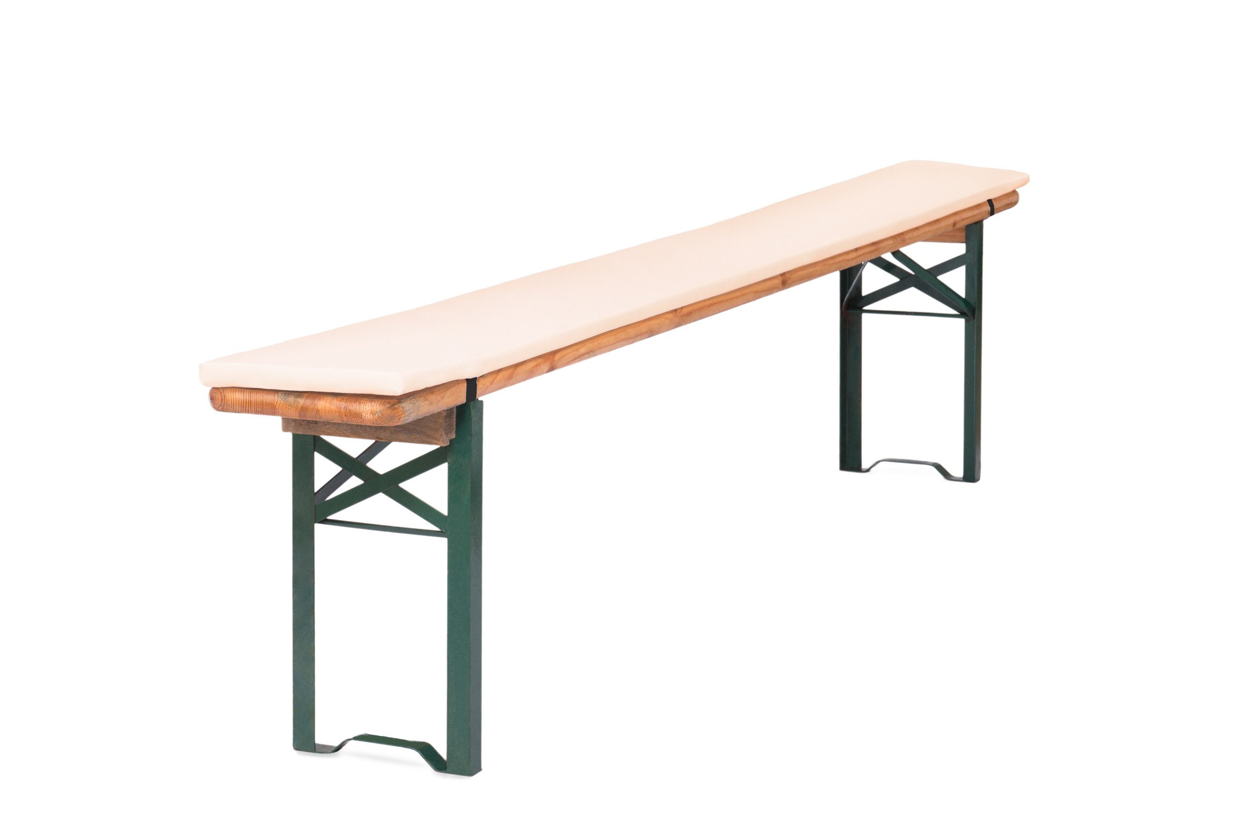 TexDeko Bankauflage Bierbankauflagen-Set mit Tischdecke 100x250cm (universal) 3TLG Set, (Set, 2x Auflage + 1x Tischdecke), blickdicht & waschbar