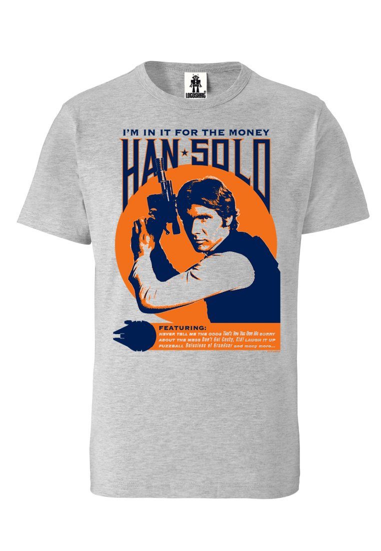 Herren Shirts LOGOSHIRT T-Shirt mit Han Solo-Motiv