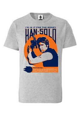 LOGOSHIRT T-Shirt Star Wars - Han Solo - Money mit Han Solo-Motiv