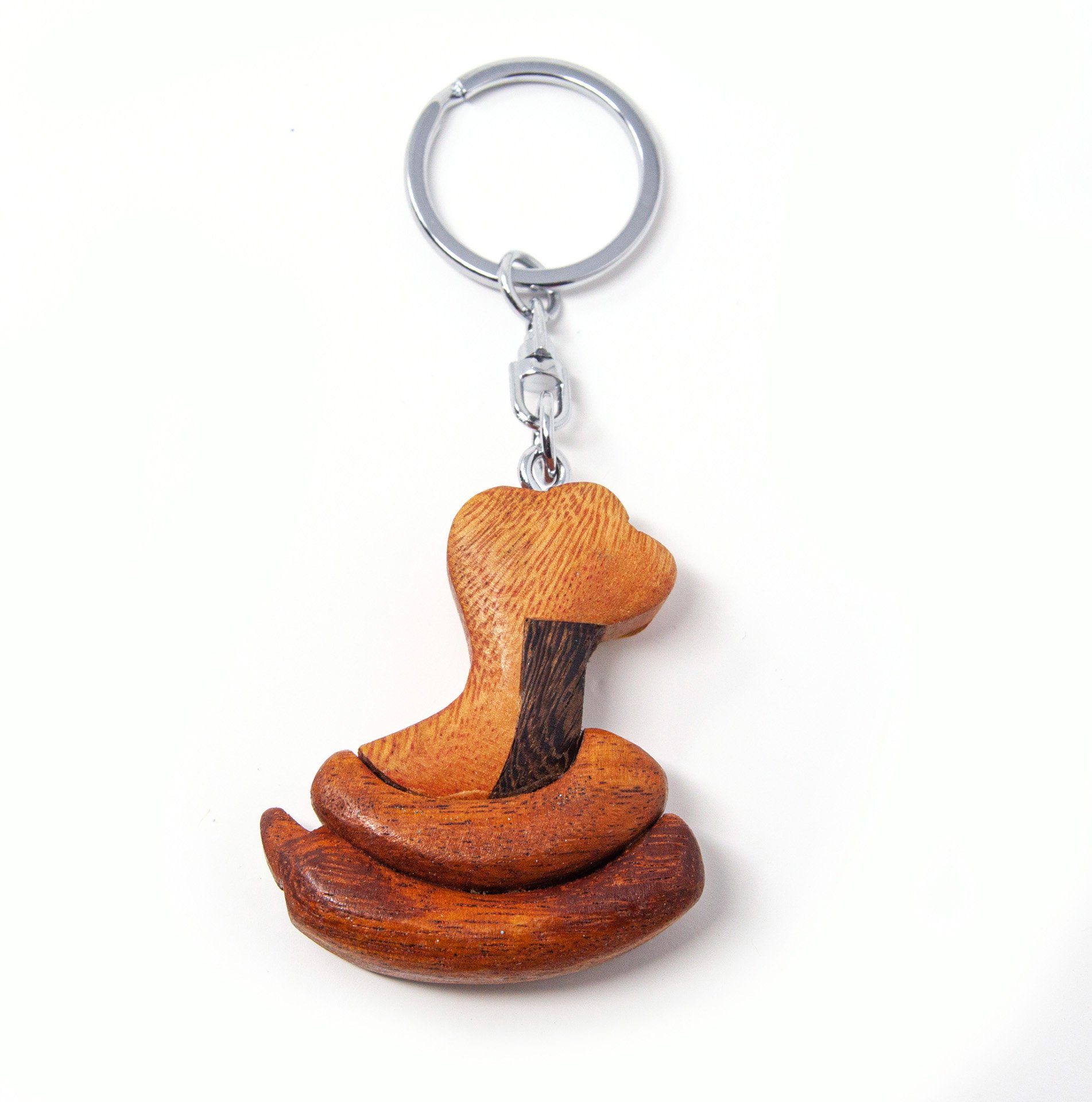 Cornelißen Schlüsselanhänger Schlüsselanhänger aus Holz - Schlange | Schlüsselanhänger