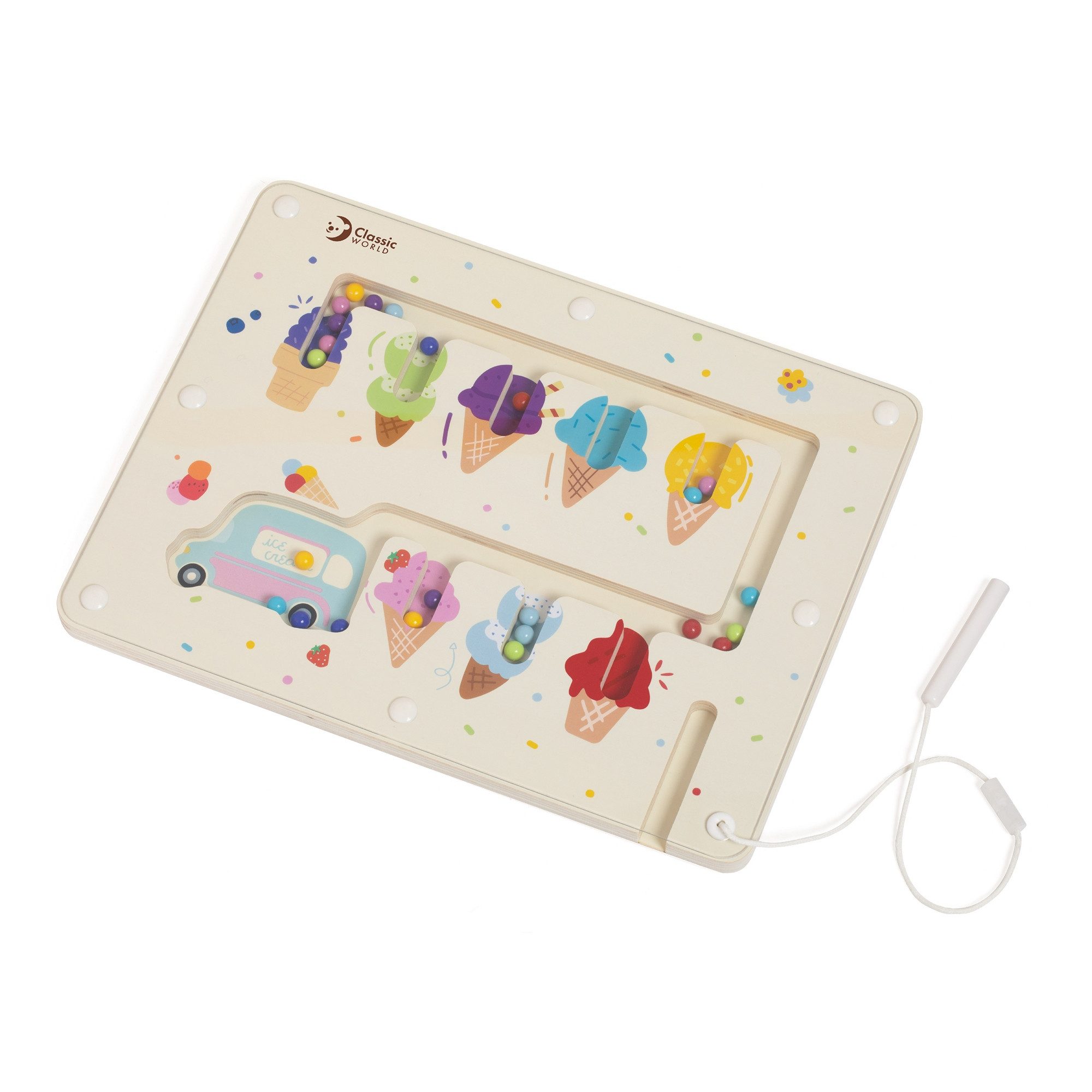 Classic World Lernspielzeug Classic World - Sortierspiel Farben - 29,5x22x1,5cm - ab 2 Jahre
