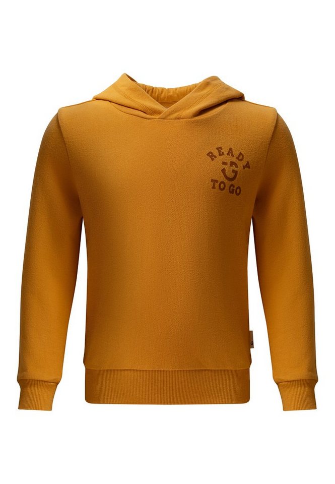 GIORDANO junior Kapuzensweatshirt mit coolem Smiley-Print