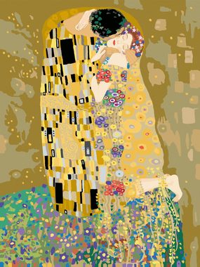 Ravensburger Malen nach Zahlen CreArt, ART Collection, The Kiss (Klimt), Made in Europe; FSC® - schützt Wald - weltweit