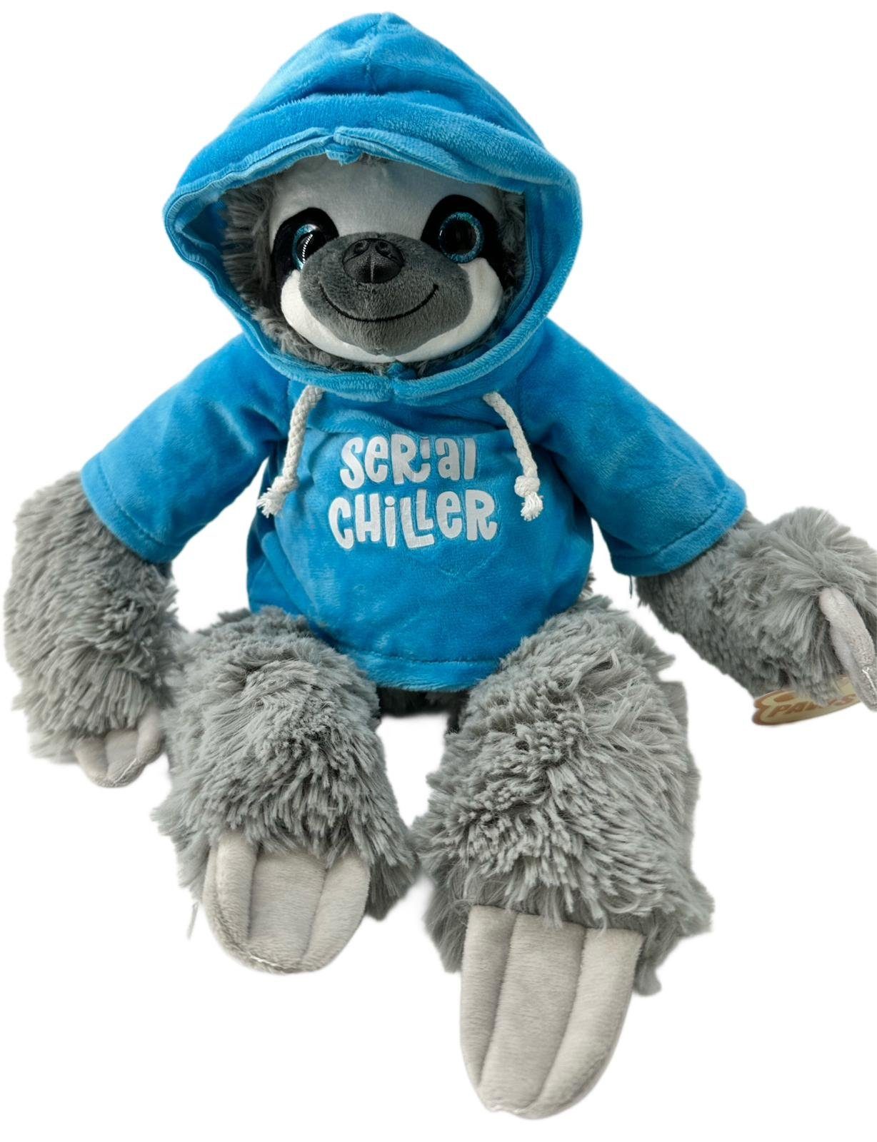 soma Kuscheltier Faultier Kuscheltier XXL 40 cm – Plüschtier mit Hoodie Bla günstig online kaufen