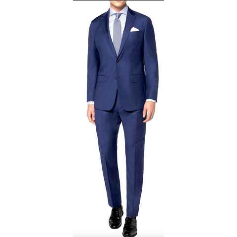 Keskin Collection Anzug Royalblau Keskin Collection leichter Herren Anzug Regular Fit 2 teilig (Anzug Set)
